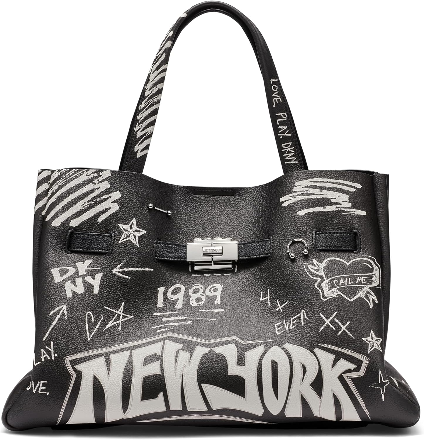 DKNY womens Bryar Large Slouchy Tote Bag