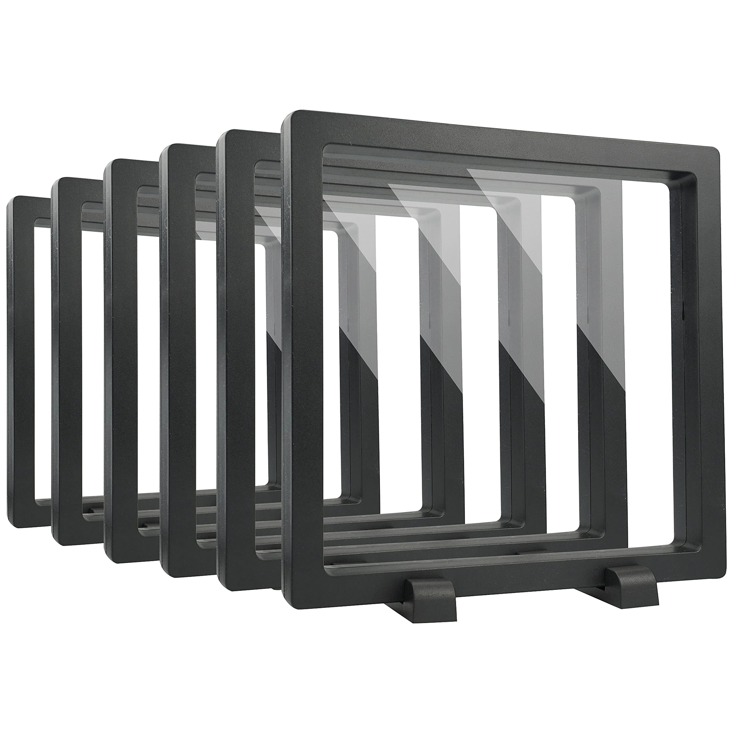 Buy WISHDIAM 6 Pack 3D Floating Display Case 6.2x6.2x0.8” Floating Coin