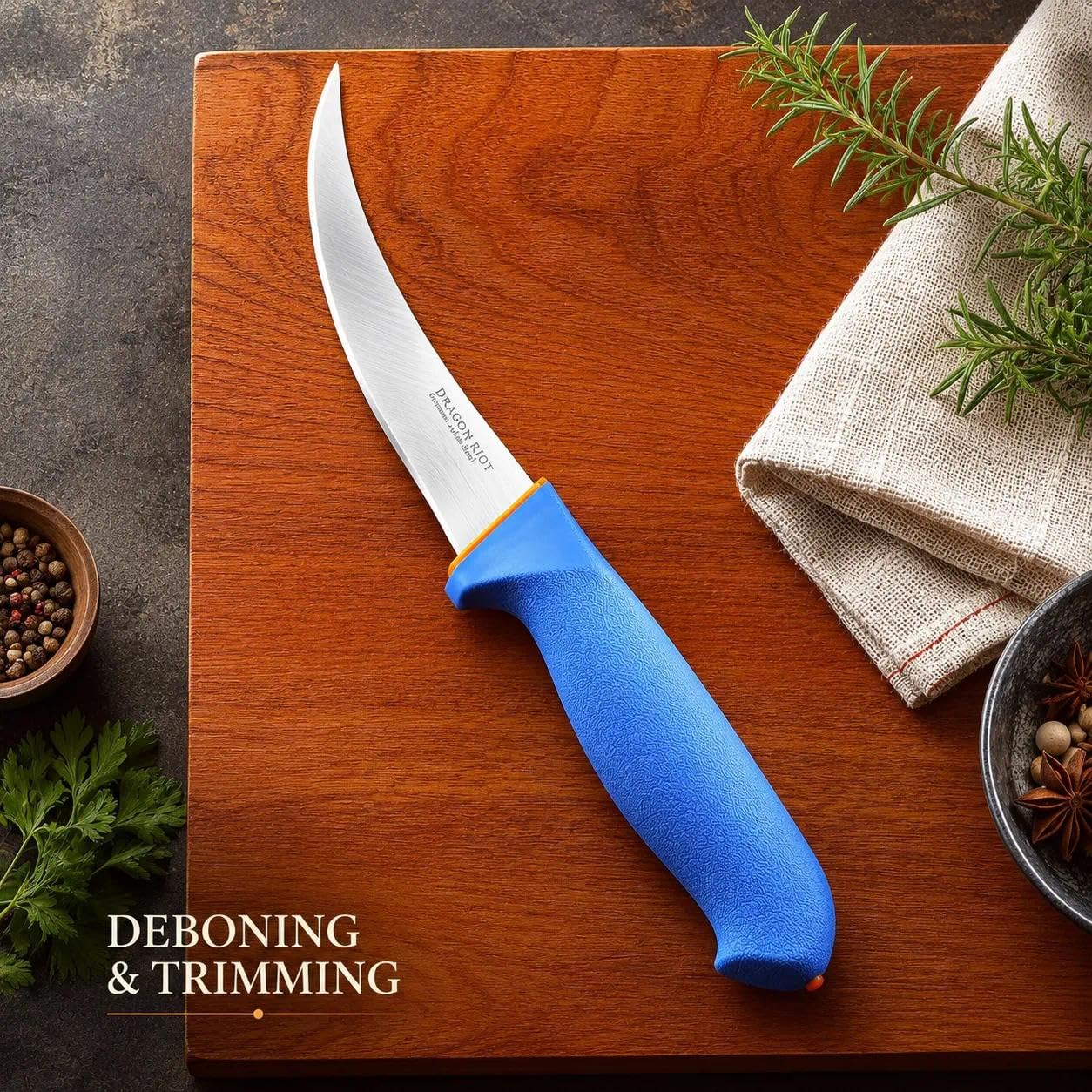 DRAGON RIOT 6 Inch Fillet Knife, Boning Knife, Flexible Blade, Curved Blade — Amazon image 5