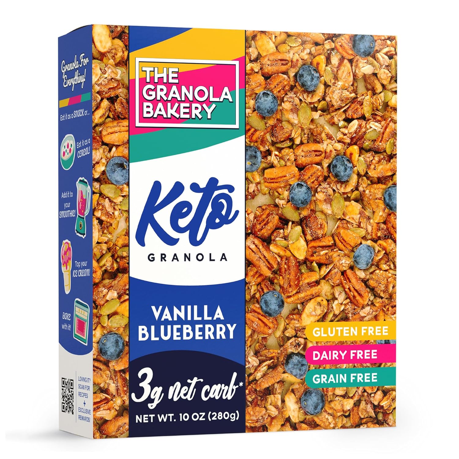 TGB Blueberry Keto Granola | 3g Net Carb...