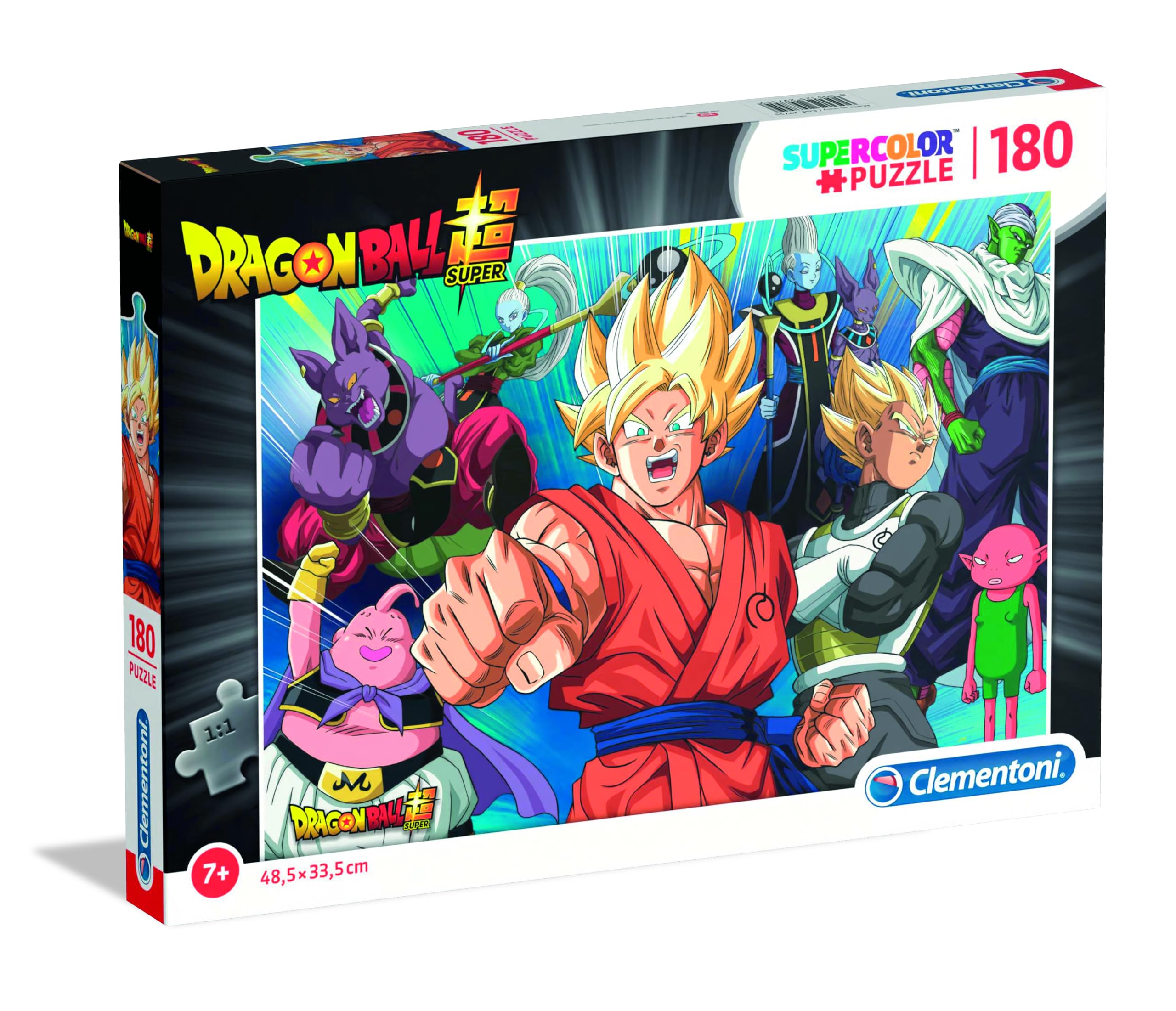 Clementoni - 29755 - Supercolor Puzzle for Children - Dragon Ball-180 Pieces