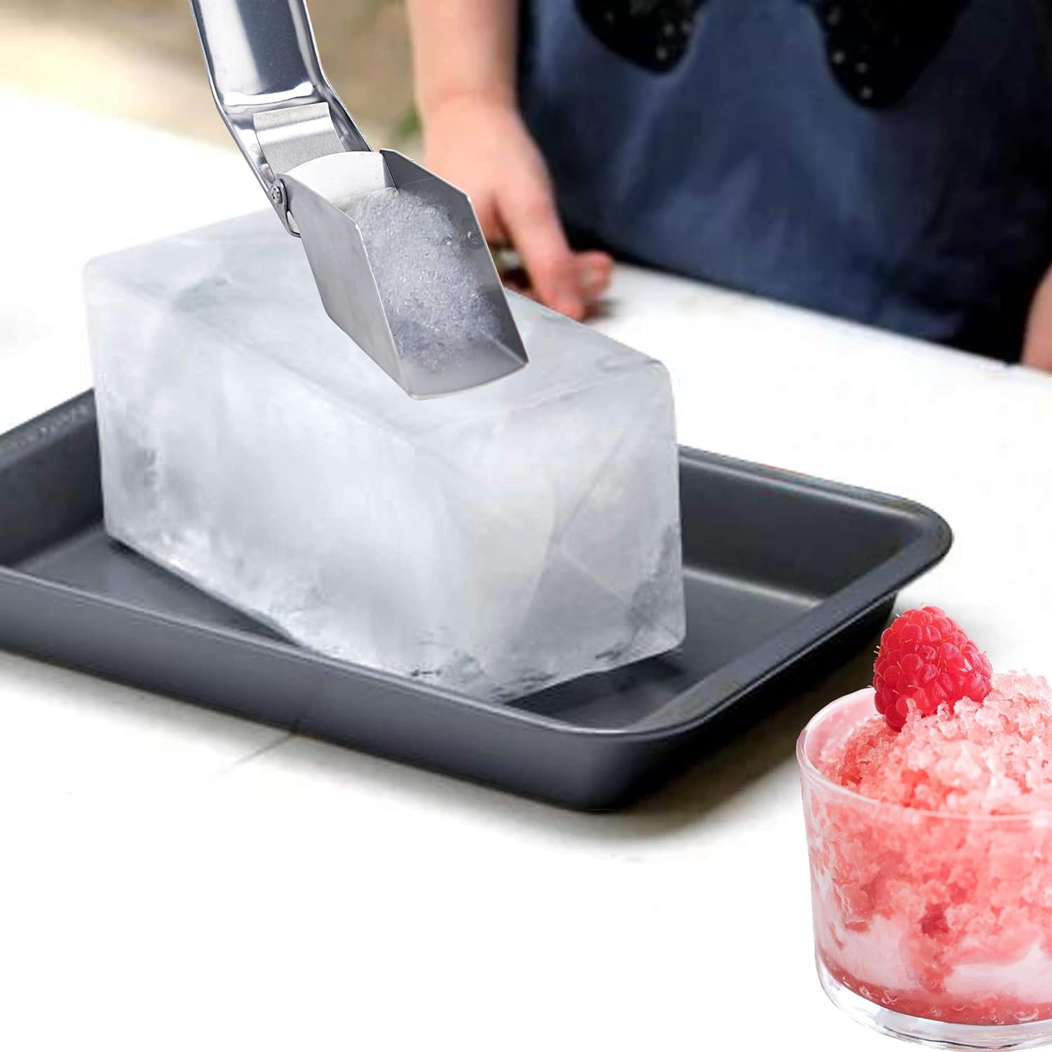 ARC USA, BQ35 2 PCS Hand Ice Shaver with Adjustable Blade