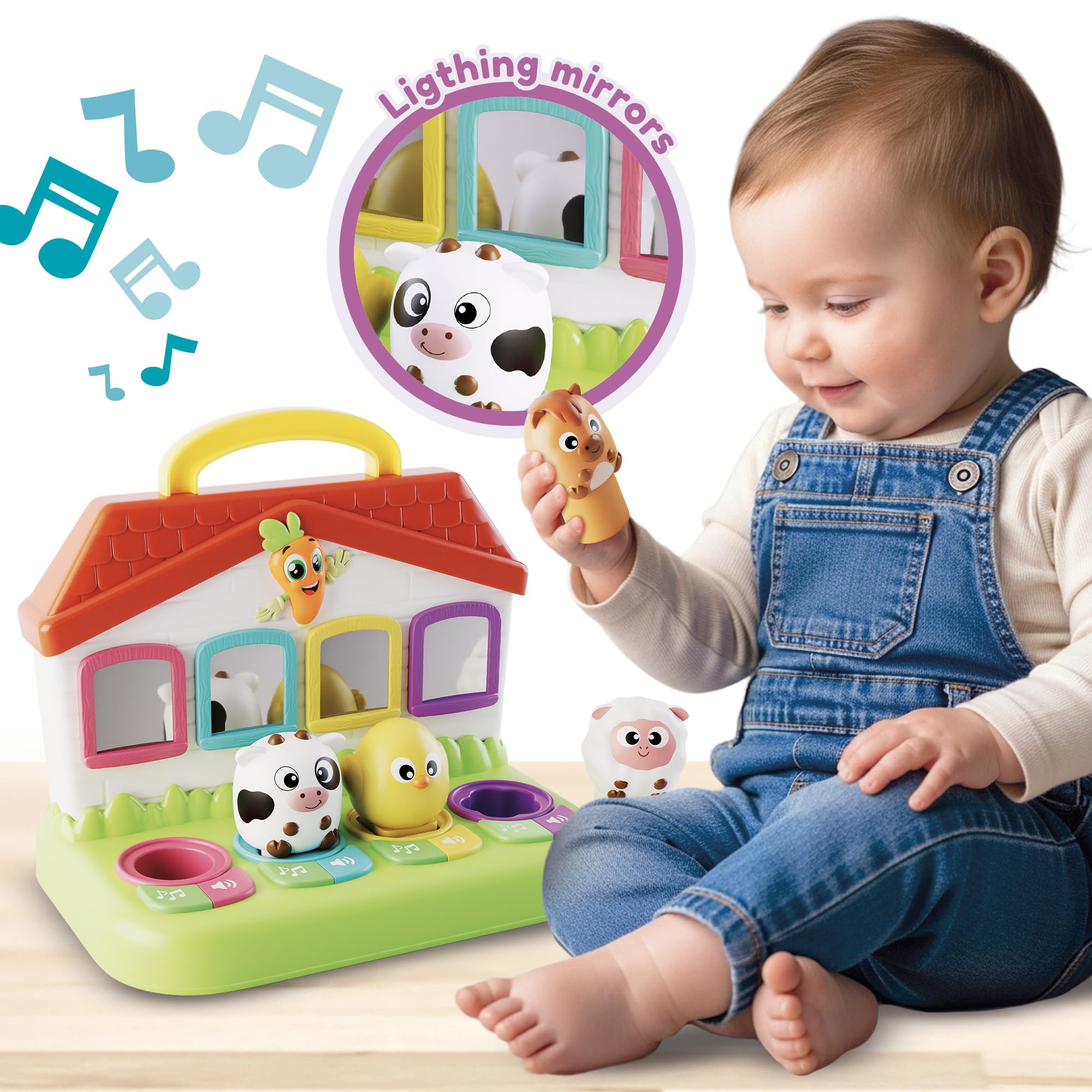 Lisciani Giochi - Carotina Baby Country Animals, 117741
