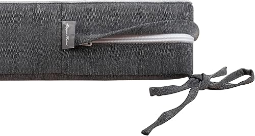 Miniatura 3 de Fundas de cojín para sofá biplaza para banco de patio (solo funda de repuesto, sin relleno), funda de cojín impermeable, resistente a la