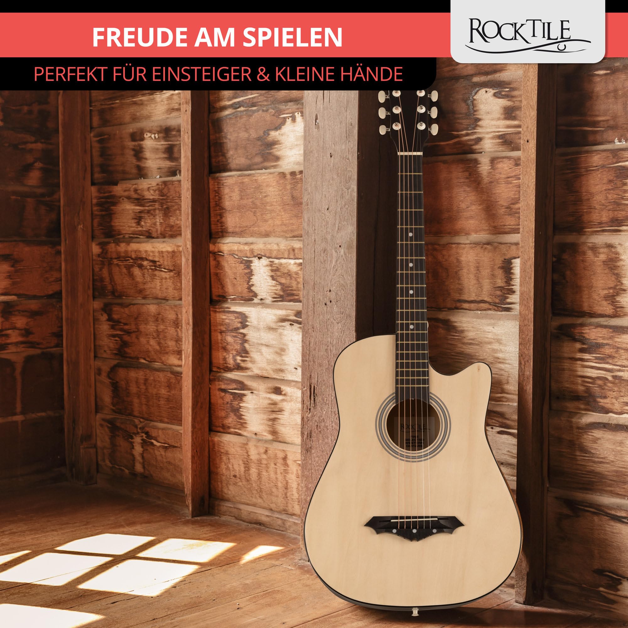 Rocktile WSD-5C-NT Chitarra Acustica Dreadnought Set Natural
