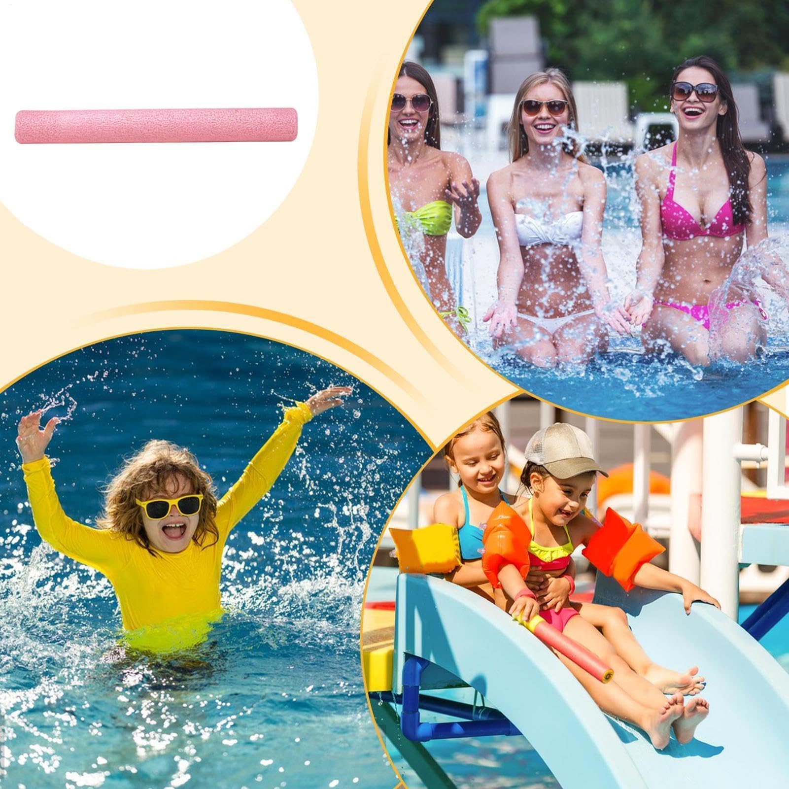 Schwimmnudel Poolnudel für Kinder, 29,5 Zoll, 1/6 Stück