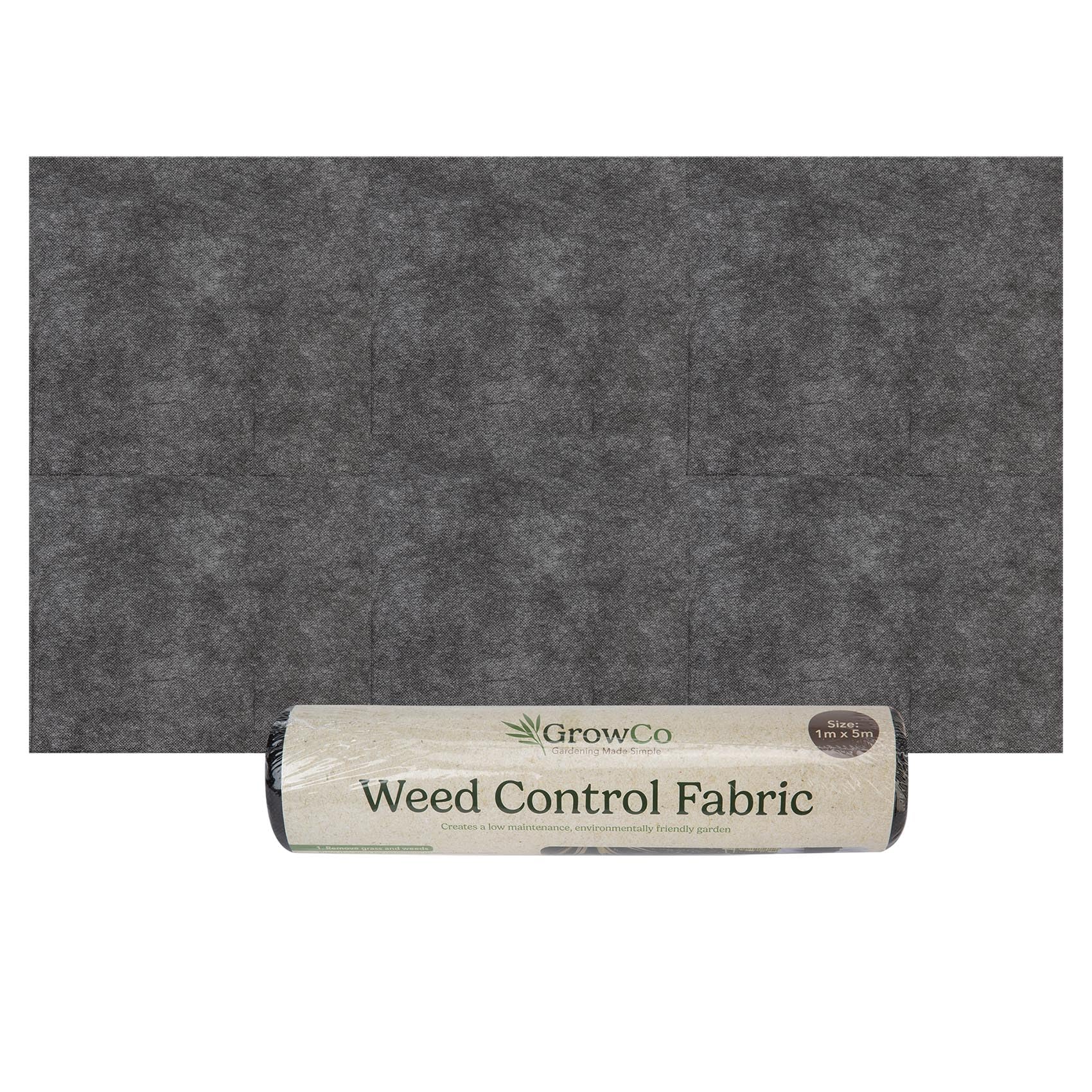 VFM e-Store - Weed Control Fabric for Garden Garden Gift Ideas, Garden Decor - 100cm X 500cm Black X1