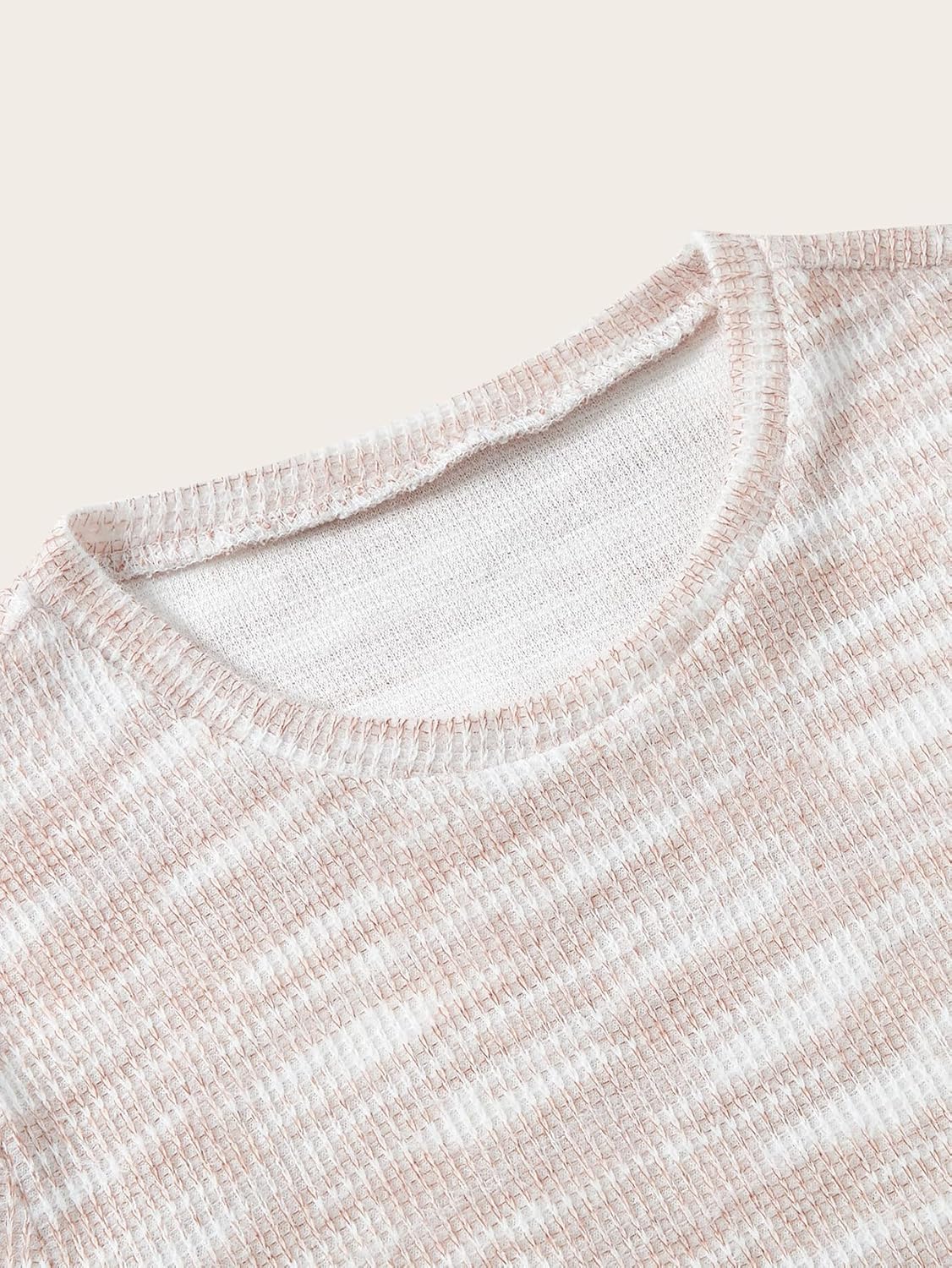 Women's Crew Neck Short Sleeve Knit T Shirt Dressy Casual Summer Tops - Image 3