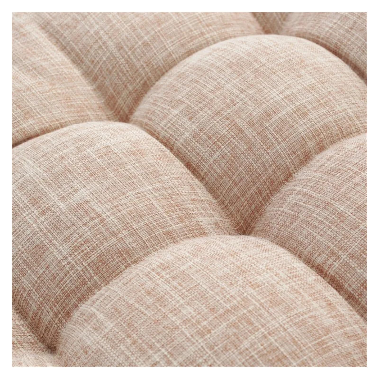 Großes rundes Yoga-Kissen, dunkelgrau, 55 cm, Meditationssitzpolster für Sofa, Stuhl, Bett, Auto, bequemes Bodenkissen für Esszimmer, Wohnzimmer und Entspannung