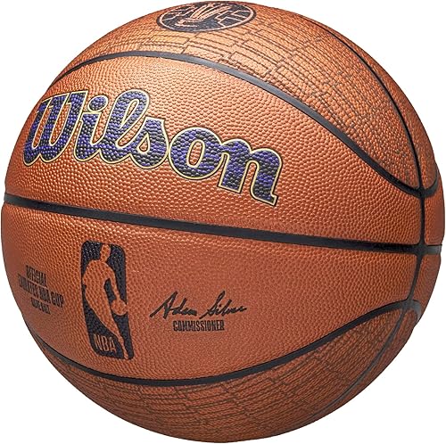 Miniatura 2 de Wilson Emirates NBA Cup - Juego oficial de baloncesto - Talla 7, color marrón
