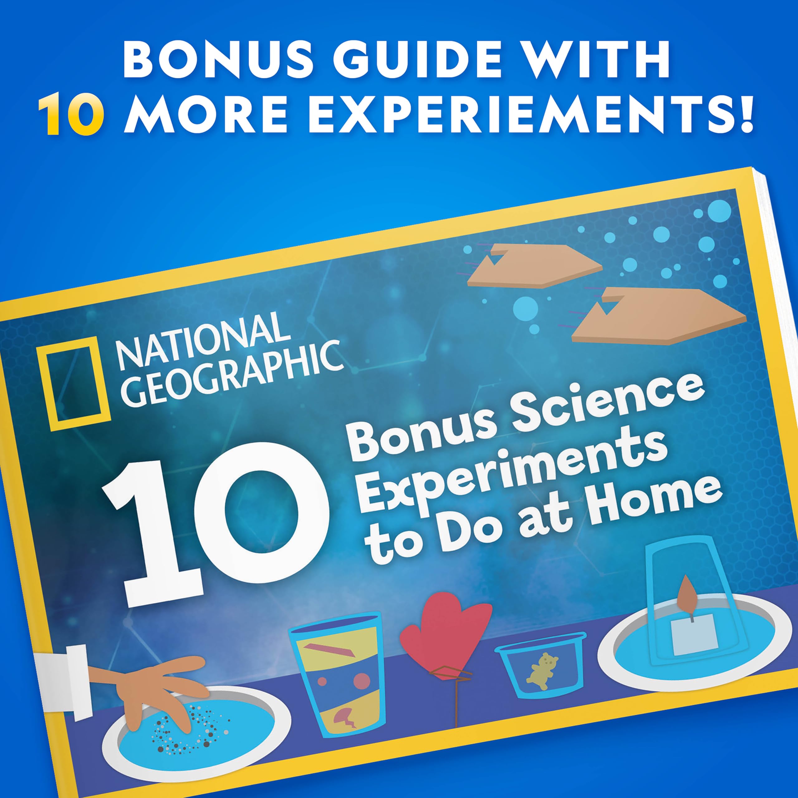 NATIONAL GEOGRAPHIC Calendario de Adviento de Ciencia 2024 – Calendario de Adviento para niños Jumbo con 24 experimentos científicos, Rocas, fósiles, Bolsa de Almacenamiento, Calendario de Cuenta