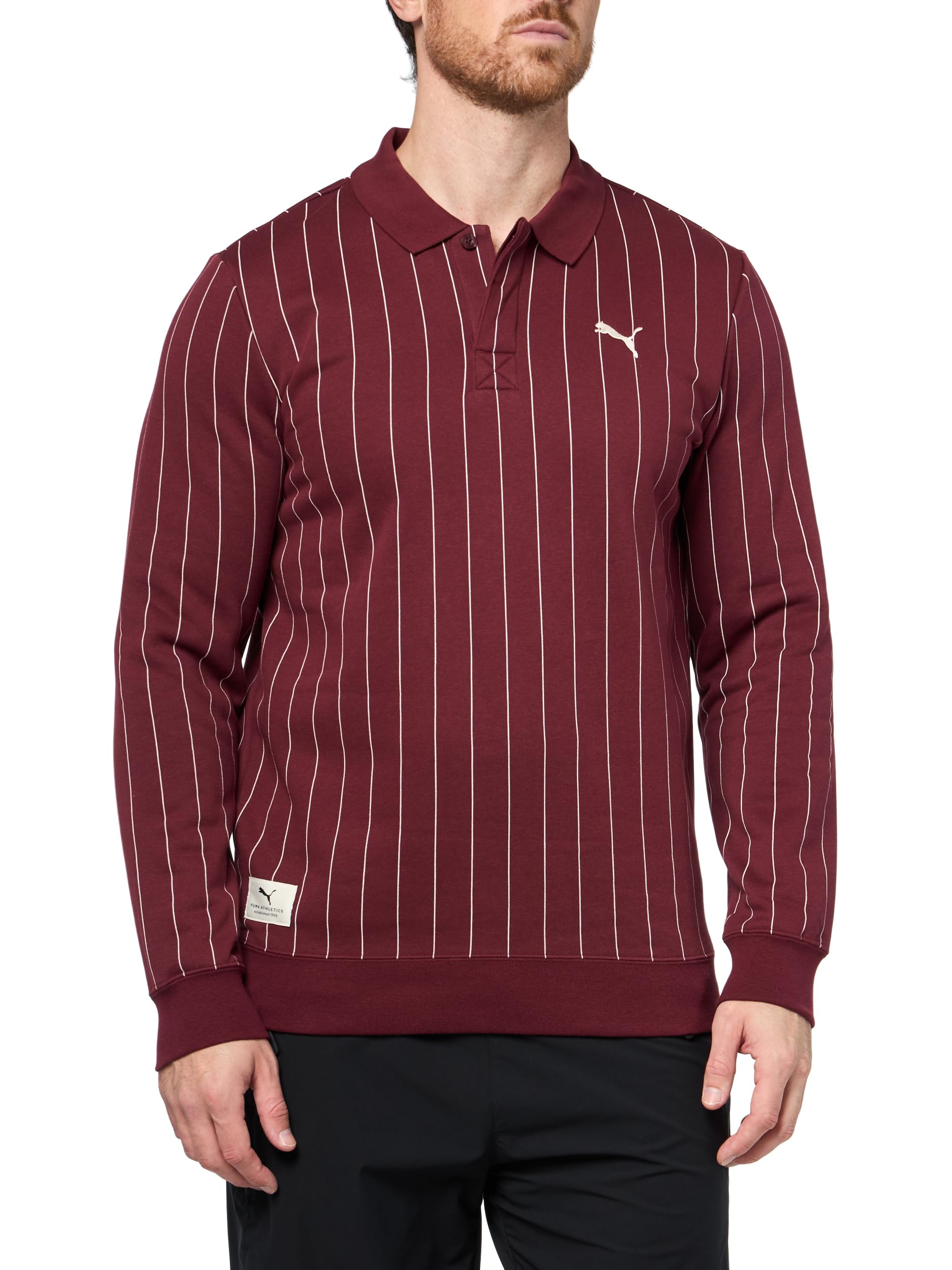 Men's Class Long Sleeve Fleece Polo