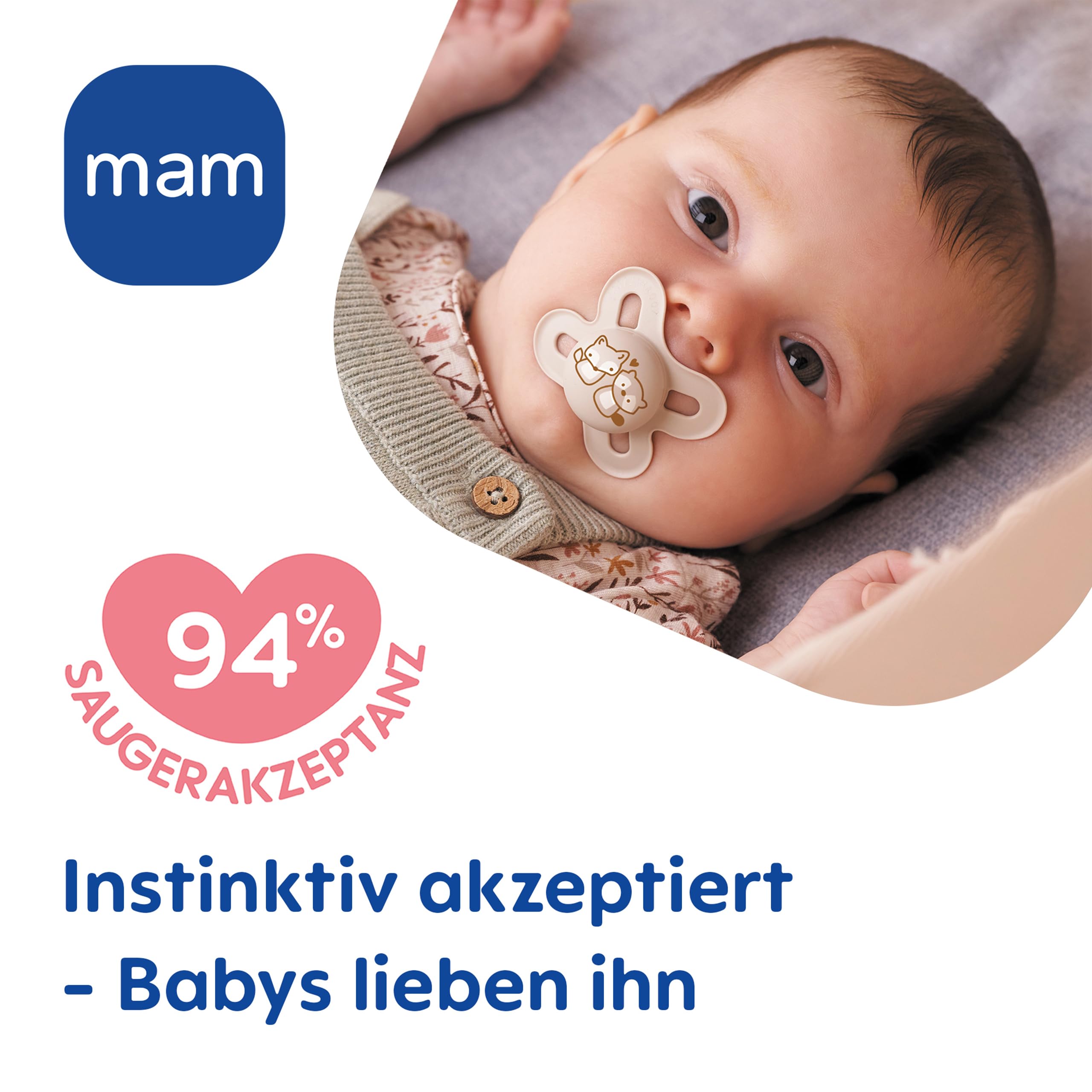 MAM Easy Start Anti-Colic Starter Set con ciuccio, bottiglie e maniglie, set regalo per bambini, dalla nascita, blu