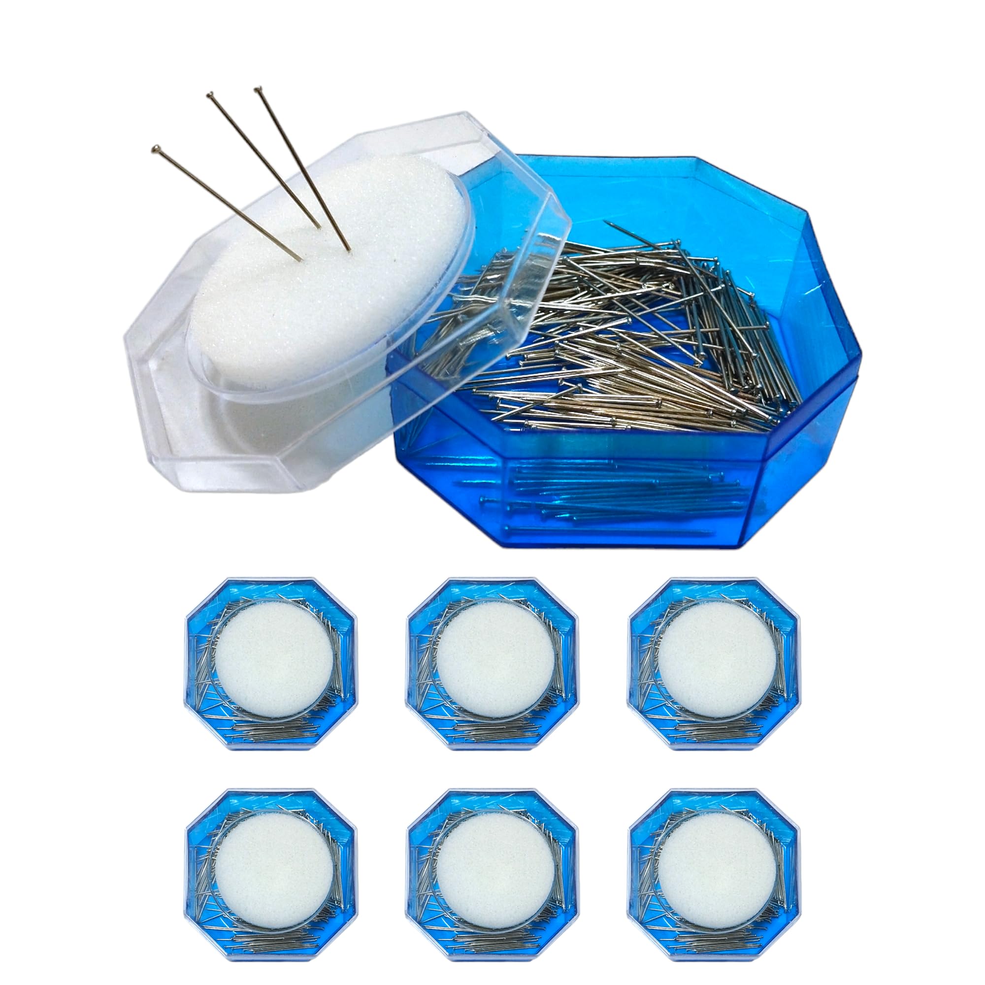 Hemline Hardened And Tempered Curved Safety Pins 38mm Extra