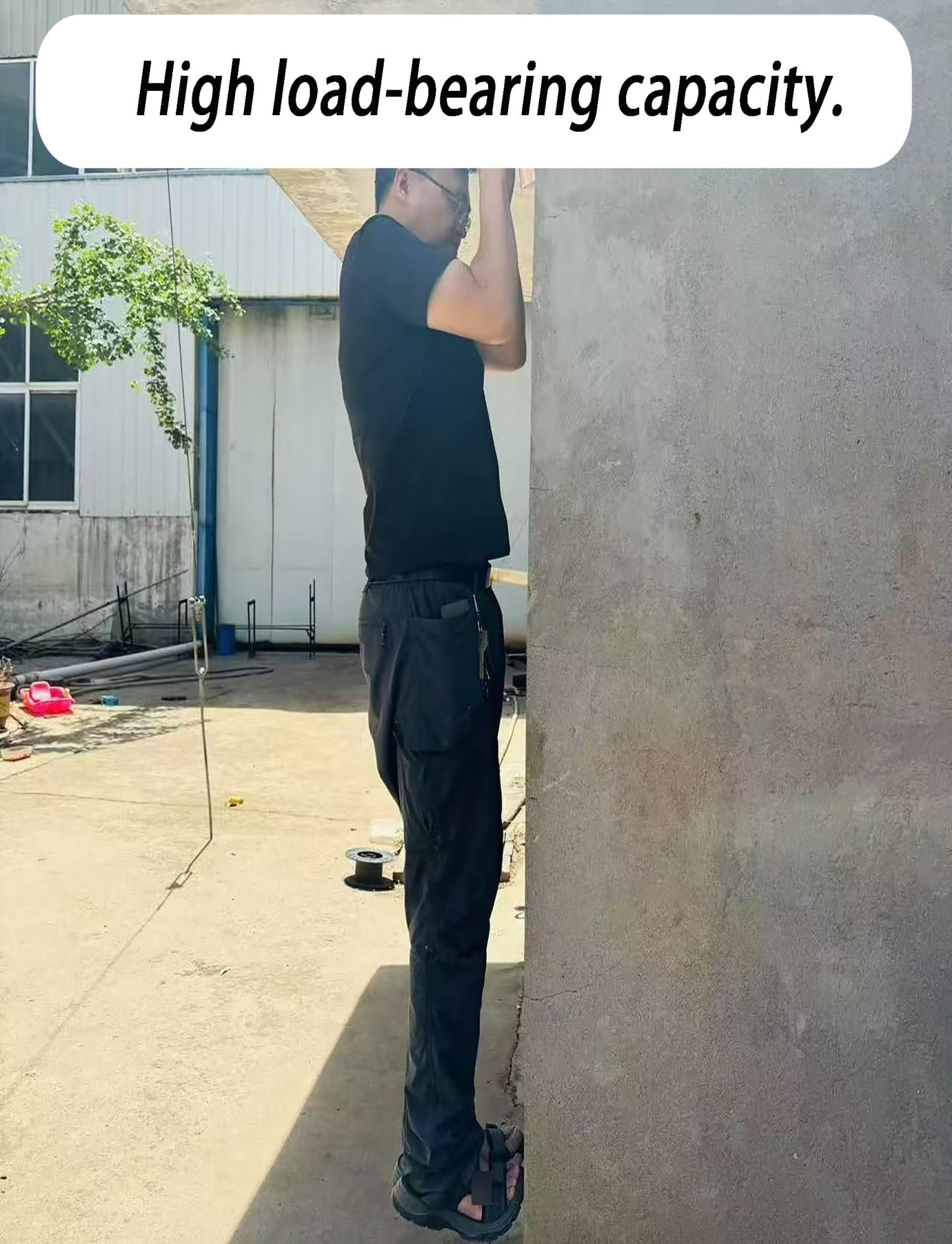 Abrazadera de anclaje de seguridad, clip de haz ajustable para arnés de detención de caídas, posicionamiento de haz de acero duradero para construcción