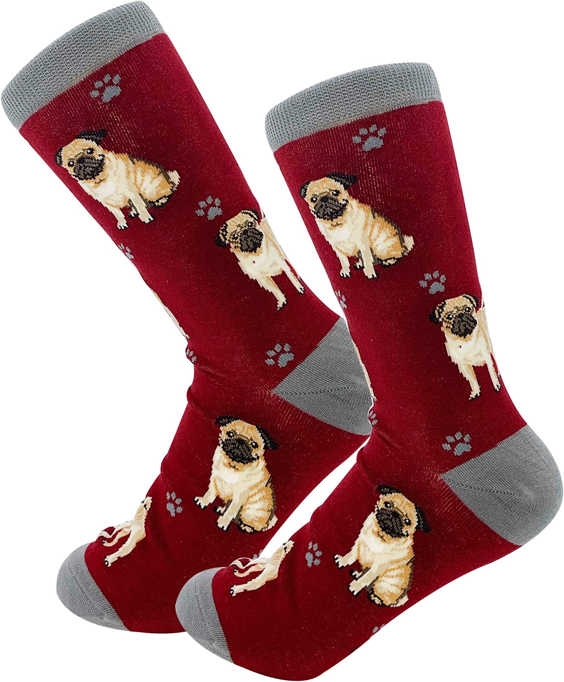 E&S ImportsPet Lover Socks - All Season - One Size Fits Most - for Women and Men โ Cat and Dog Gifts, Pug Gifts- Socks, One Size