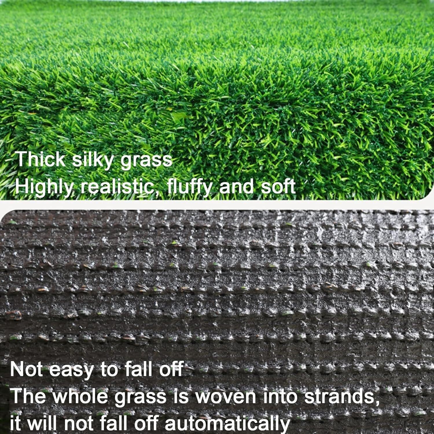 Tappeto erboso Artificiale in Erba Sintetica Spessa 2 cm per Prato da Giardino, Erba Sintetica per Uso Interno/Esterno, Tappeto erboso da Giardino Realistico per Esterni 120x200 cm