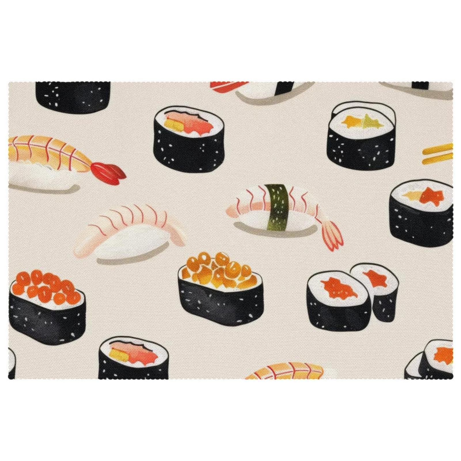 Sets de table antidérapants résistants à la chaleur lot de 6 pour table de salle à manger