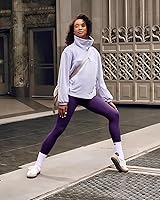 Vista 49 de NexiEpoch - Paquete de 4 leggings suaves para mujer, con bolsillos, control de abdomen y cintura alta, pantalones capri para yoga y ejercicio