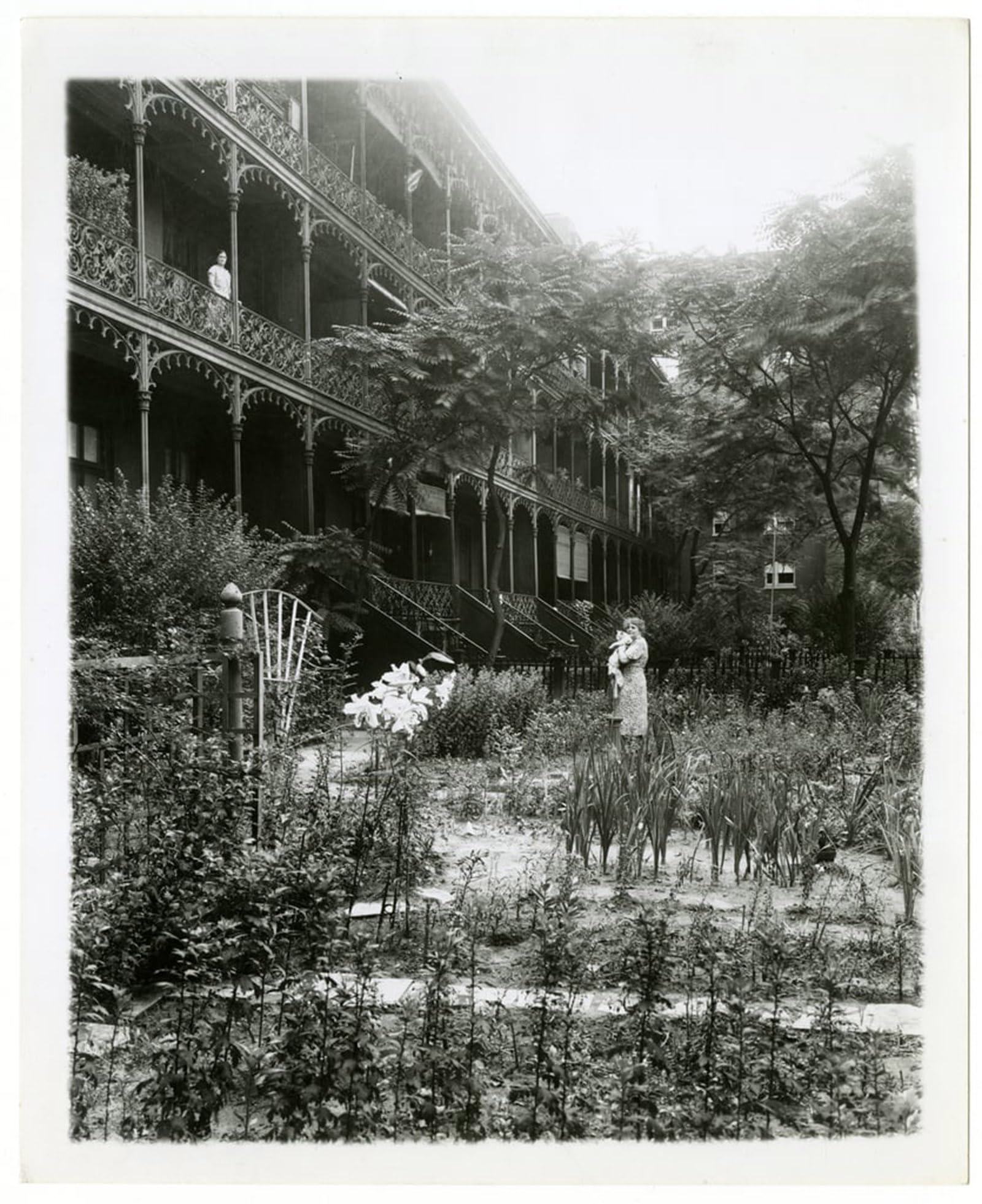 POSTERIIk Vintage Print Pop Art Landscape Artwork Rhinelander House Gardens by Jessie Tarbox Beals Art Prints for Office Home Decor 60x90cm