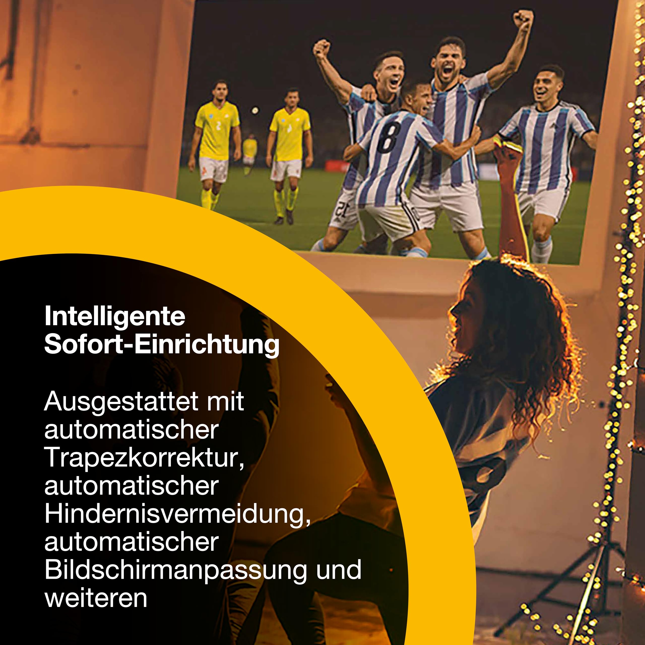 Epson Lifestudio Flex Plus EF-72 | Tragbarer 4K-PRO-UHD-Smart-TV-Projektor | 1.000 Lumen | 3LCD x RGB-LED | Sound by Bose | Google TV | Einfache Einrichtung | 150''-Display | 5 Jahre Garantie | Eiche