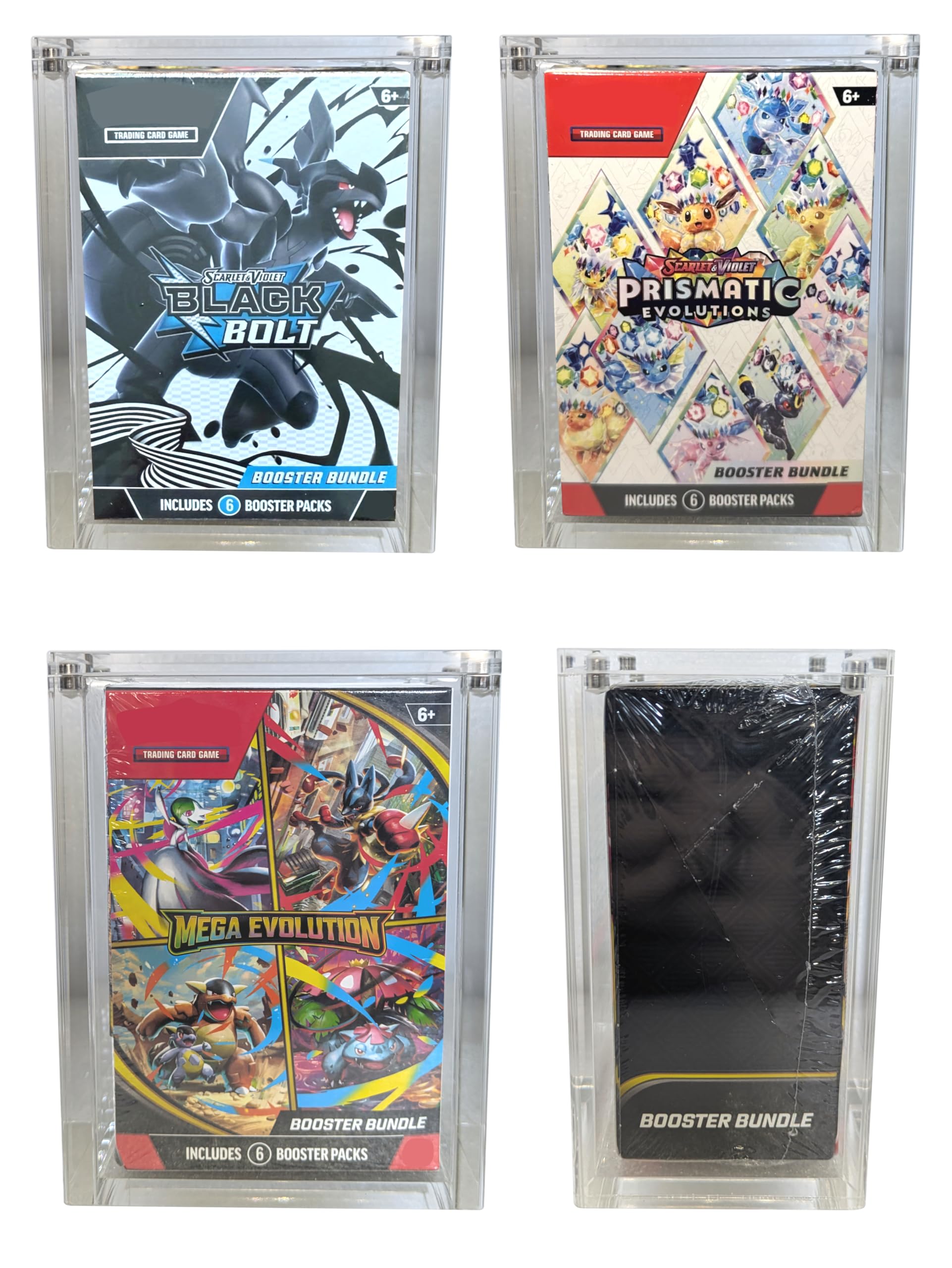 Vaulted Vortex Acrylic Case For Pokemon Booster Bundle Display Case (1 PACK) Premium Clear Protective Display Case for Standard 6 Pack Pokémon Booster Bundle Boxes - Image 3