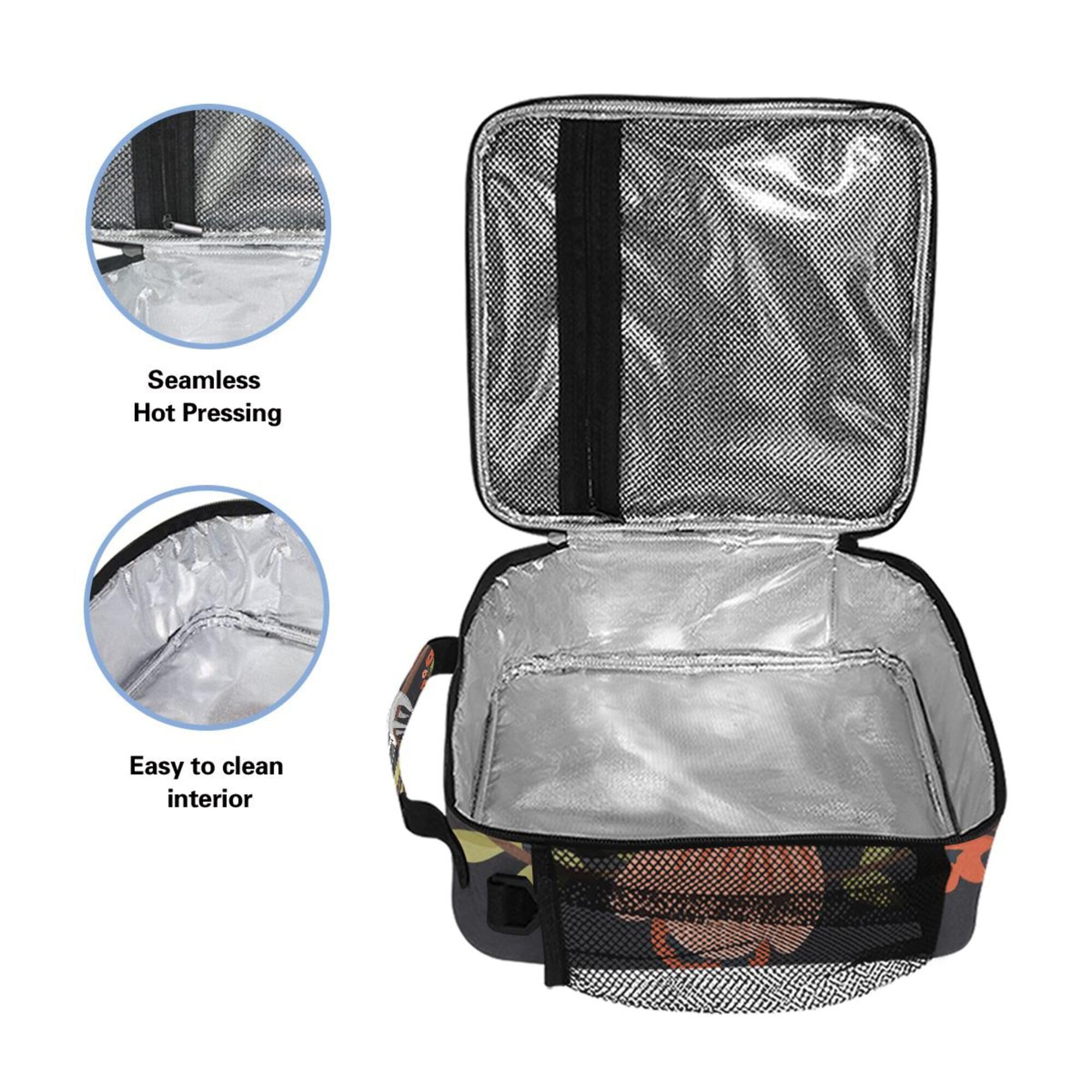ALAZA Lunch Bags for Boys Girls Fllow Your Dreams Cute Baby Sloth Reusable Insulated Lunch Box Thermal Meal Tote Kit - Image 3