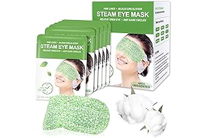 16 Packs Steam Eye Masks for Dry Eyes, Sleep Eye Mask for Puffy Eyes Mask
