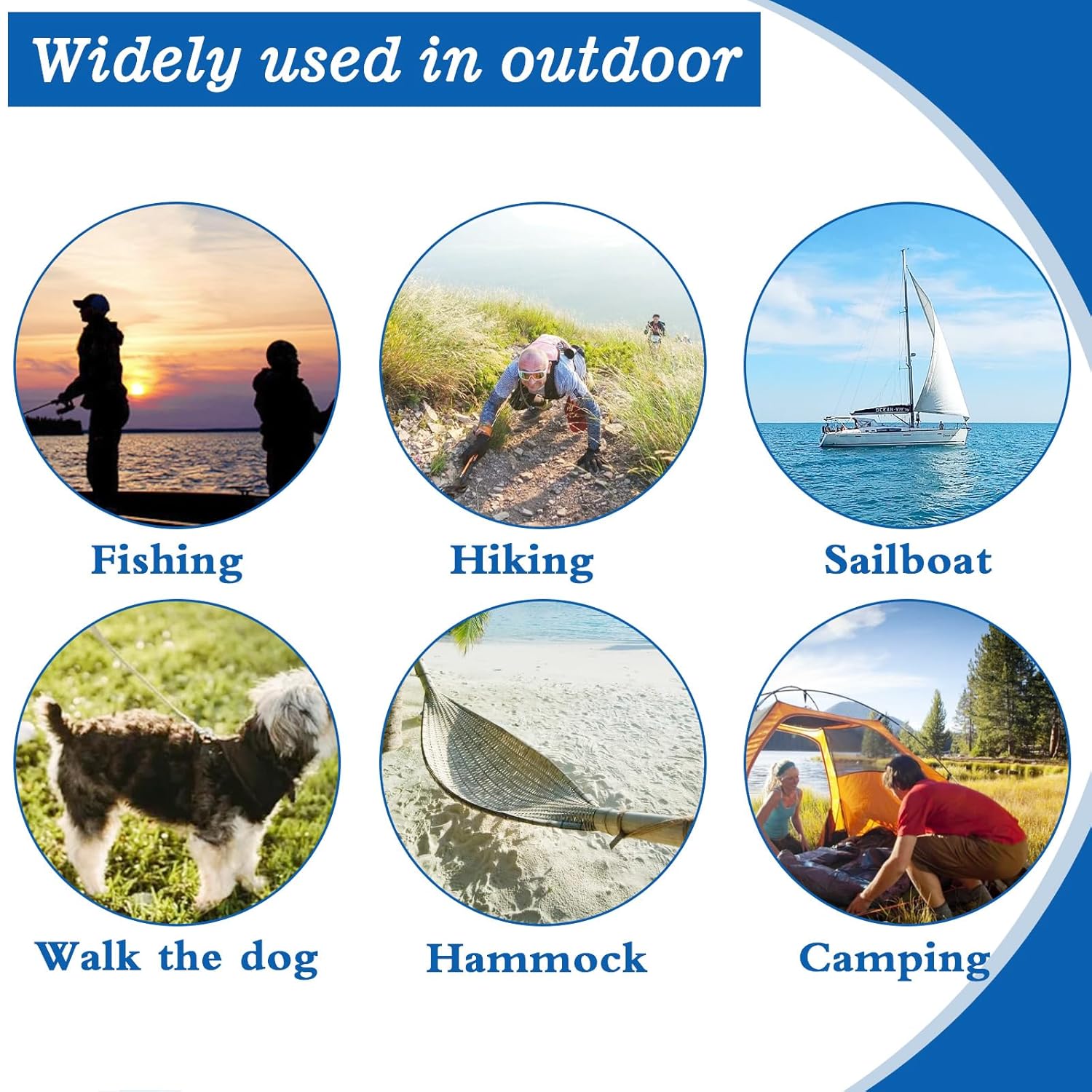 100PCS Small Carabiner Clip Spring Snap Hook Carabiners, 2.36" M6 Aluminum Alloy Keychain Carabiner, Black Small Carabiner Clip for Swing, Hammock, Hiking, Fishing, Camping - Image 7