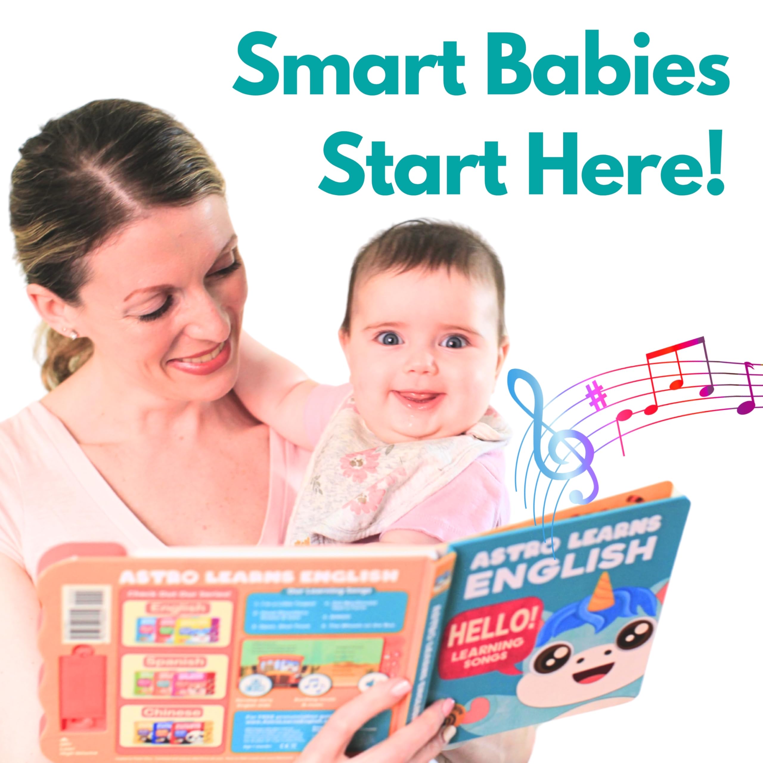 Learning Songs: Musical Toys & Interactive Sound Book for Toddlers 1-3, Baby’s First Year Music Book Gift, Singing Book for 1 Year Old Toddler & Kids, Nursery Rhymes Musical Books for Baby & Children