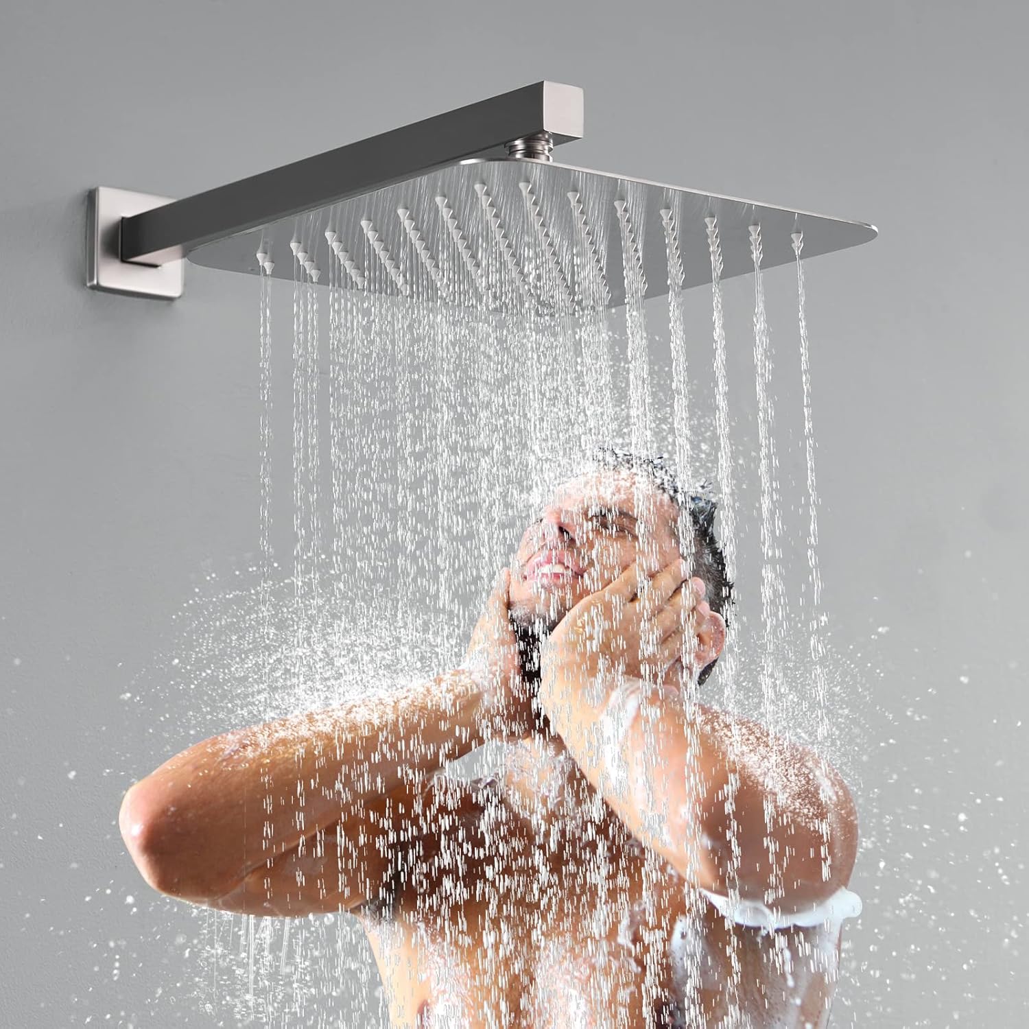Buy Esnbia Tub Shower System Brushed Nickel, Shower Head with Handheld