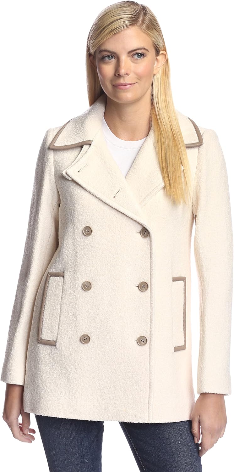 cream pea coat