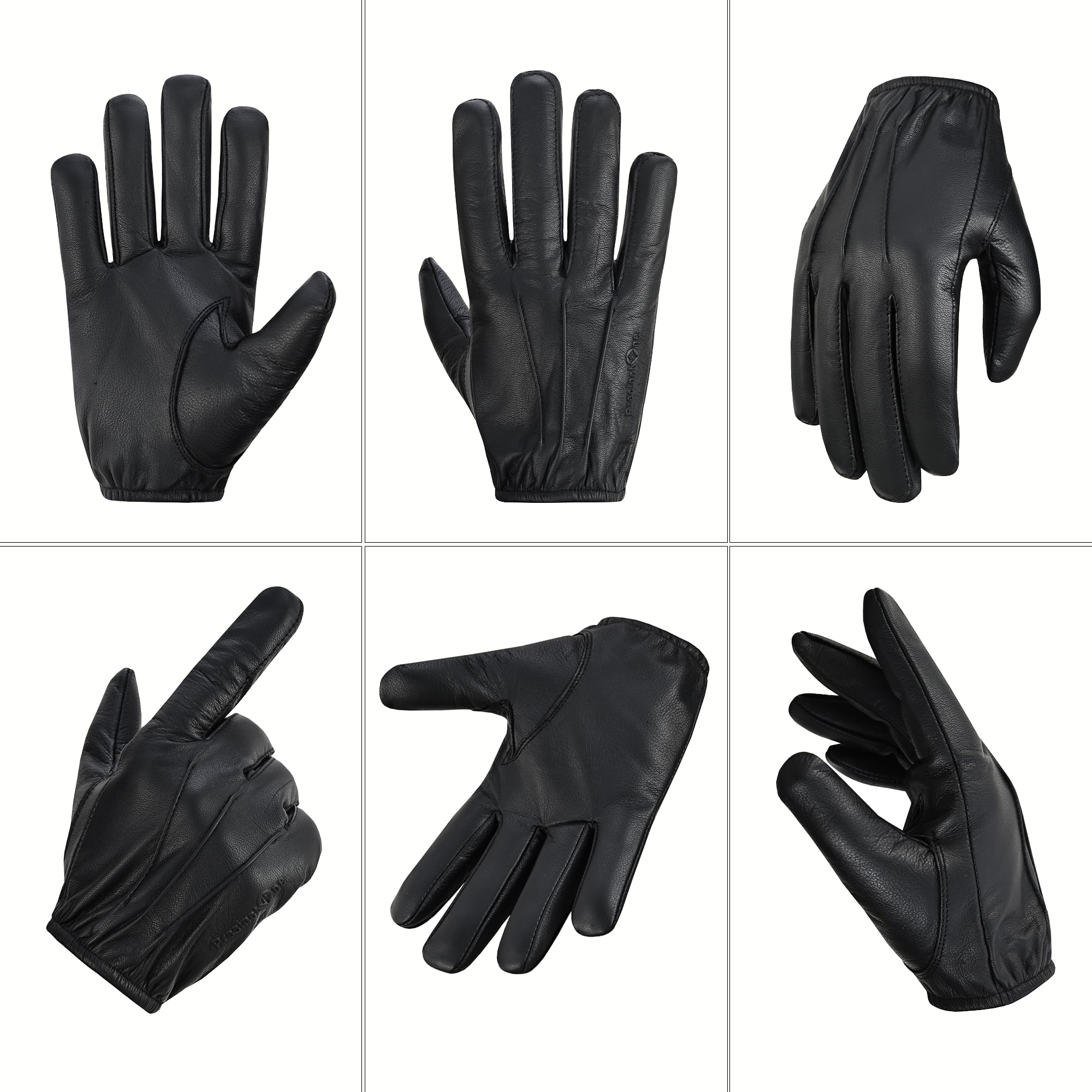 Hugger - Guante de seguridad para hombre con forro de Kevlar, talla XL, color negro