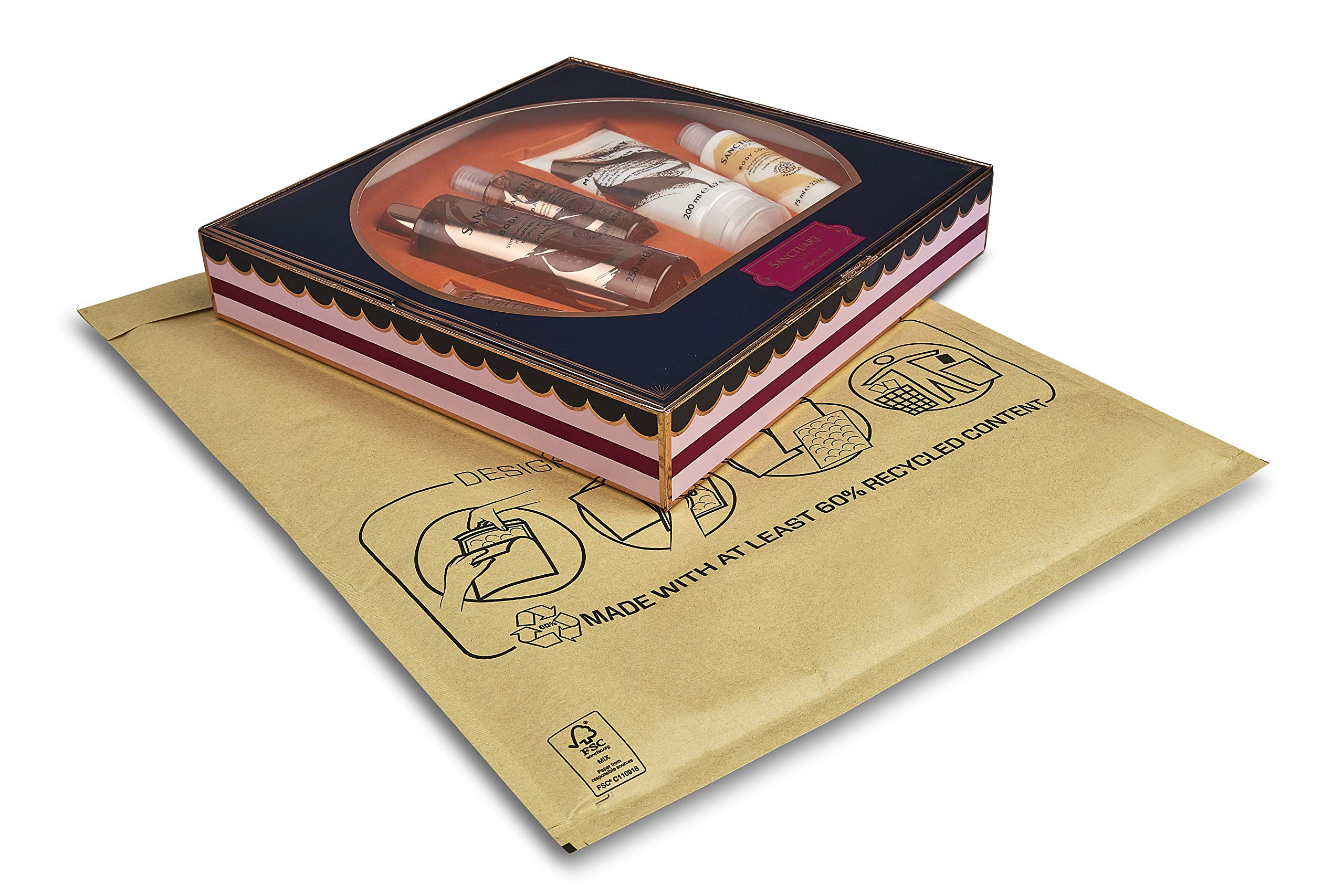 Bankers Box Enveloppes matelassées avec protection à bulles d'air pour objets fragiles, écologiques, fermeture sécurisée, 35 x 47 cm (paquet de 50)