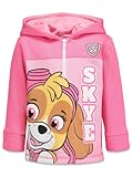 Nickelodeon Skye Girls Fleece Half Zip Hoodie Toddler to Big Kid