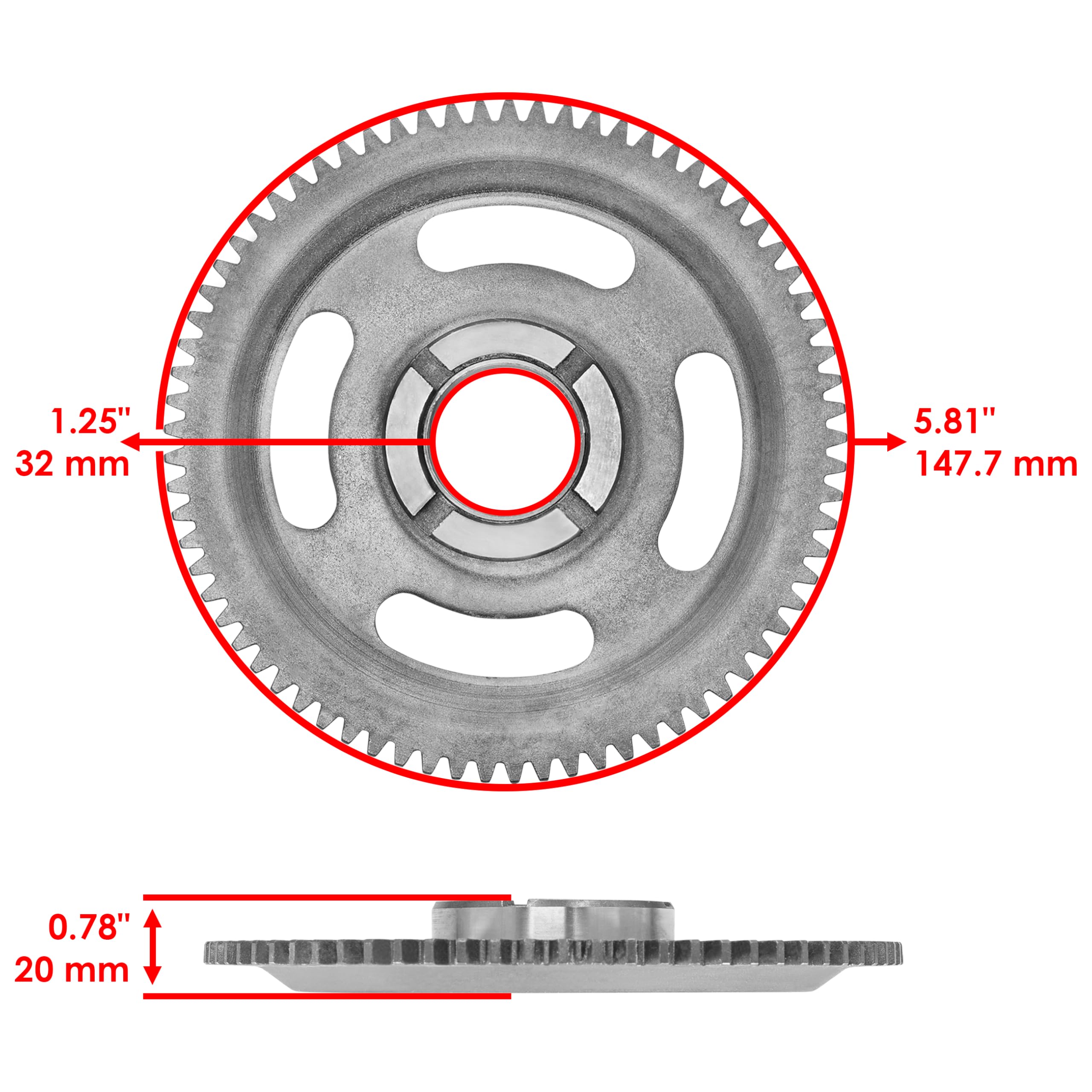 Amazon.com: Caltric Starter Clutch And Idler Gear Compatible with