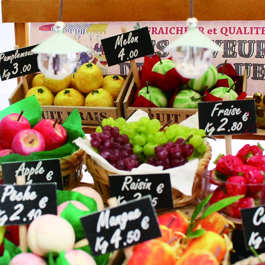 Amazon | ビリー 手作りドールハウスキット パリのマルシェ