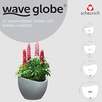 Scheurich Planter, Stony Grey, 60 (EU)
