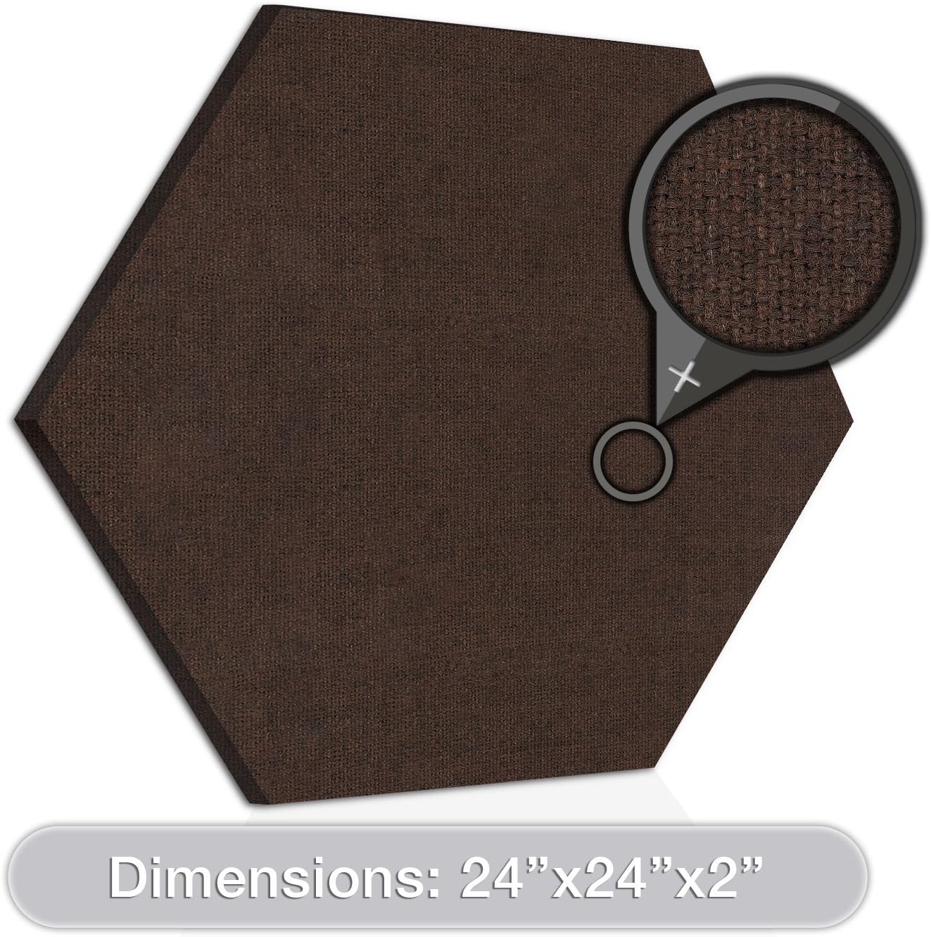 ADW Acoustic Panel Hexagon – 24” X 24” X 2”