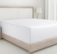 Vista 28 de California Design Den - Sábana bajera ajustable individual XL, suave de 400 hilos, 100 % algodón, sábanas refrescantes con bolsillo profundo