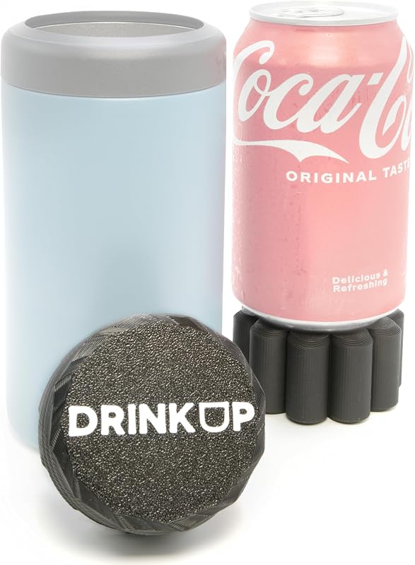 DrinkUp (2 Pack) 12oz Can Adapter for 16oz YETI Can Coolers - Fits MiiR CamelBak RTIC BrüMate, Colster or Insulator for Tallboys - Spacer Extension for 16oz Can coolers use 12oz cans