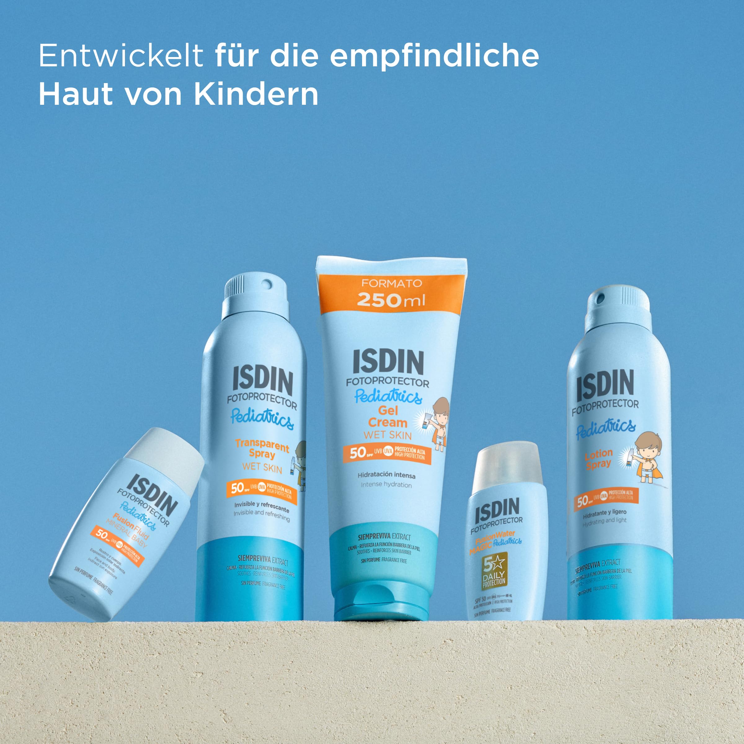 Fotoprotector ISDIN Fusion Fluid SPF 50+ – Facial Sunscreen, Mattifying, Oil-free, Non-comedogenic, Suitable for atopic skin, 50 ml