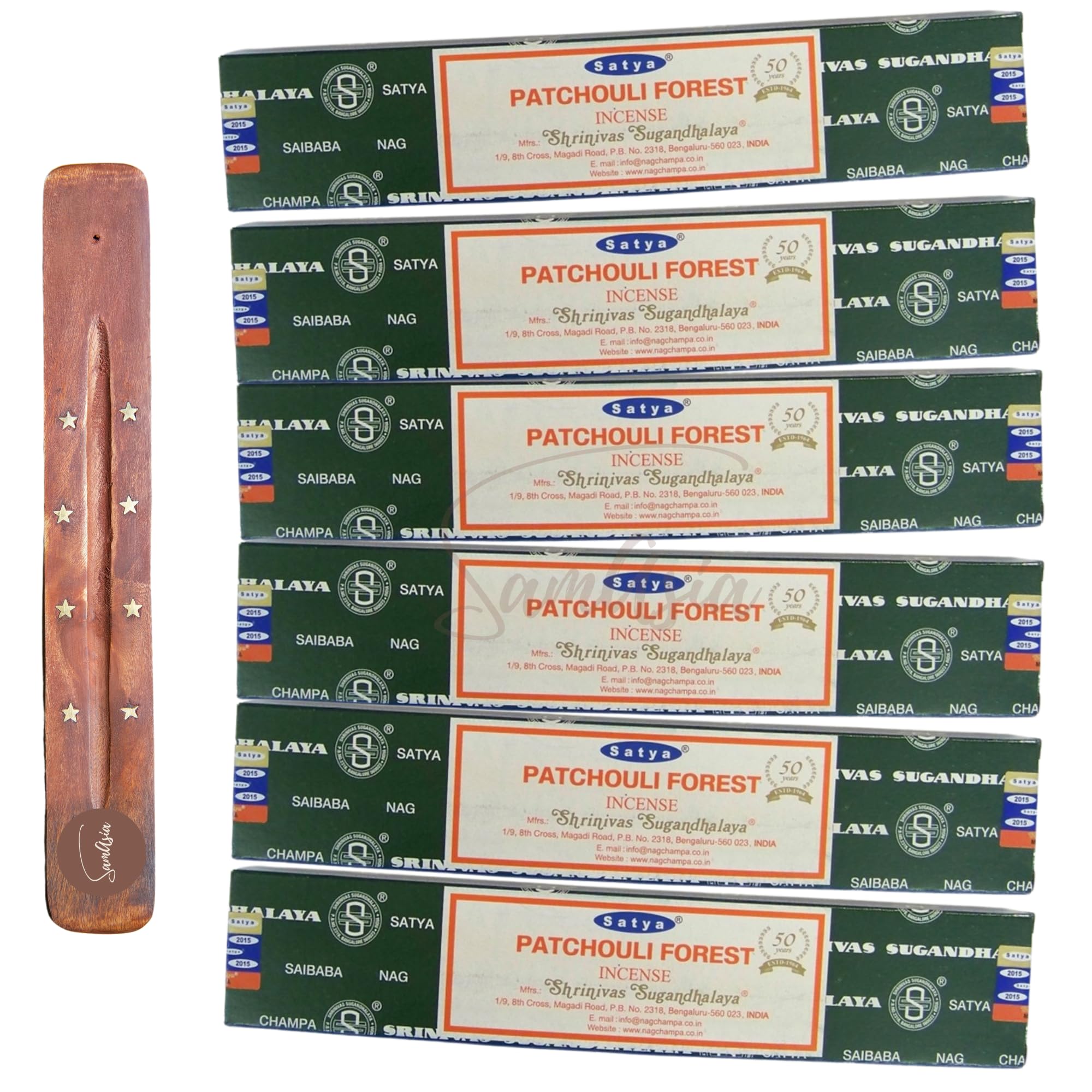 Satya Nag Champa Patchouli Forest Incense Sticks