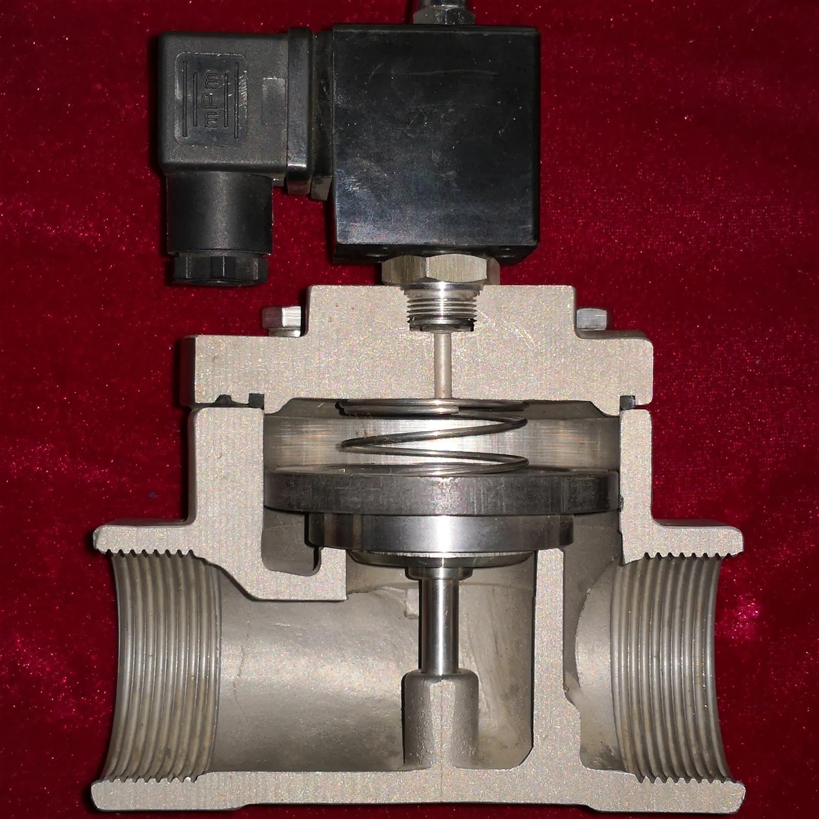 válvula de control de flujo grande bidireccional de la válvula electromagnética del agua de 100bar 10MPa DN1 de la abertura SS304