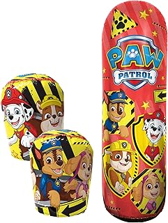 Hedstrom Nickelodeon Paw Patrol Bop Bag and Gloves Combo Set, 36 Inch, (56-85482)