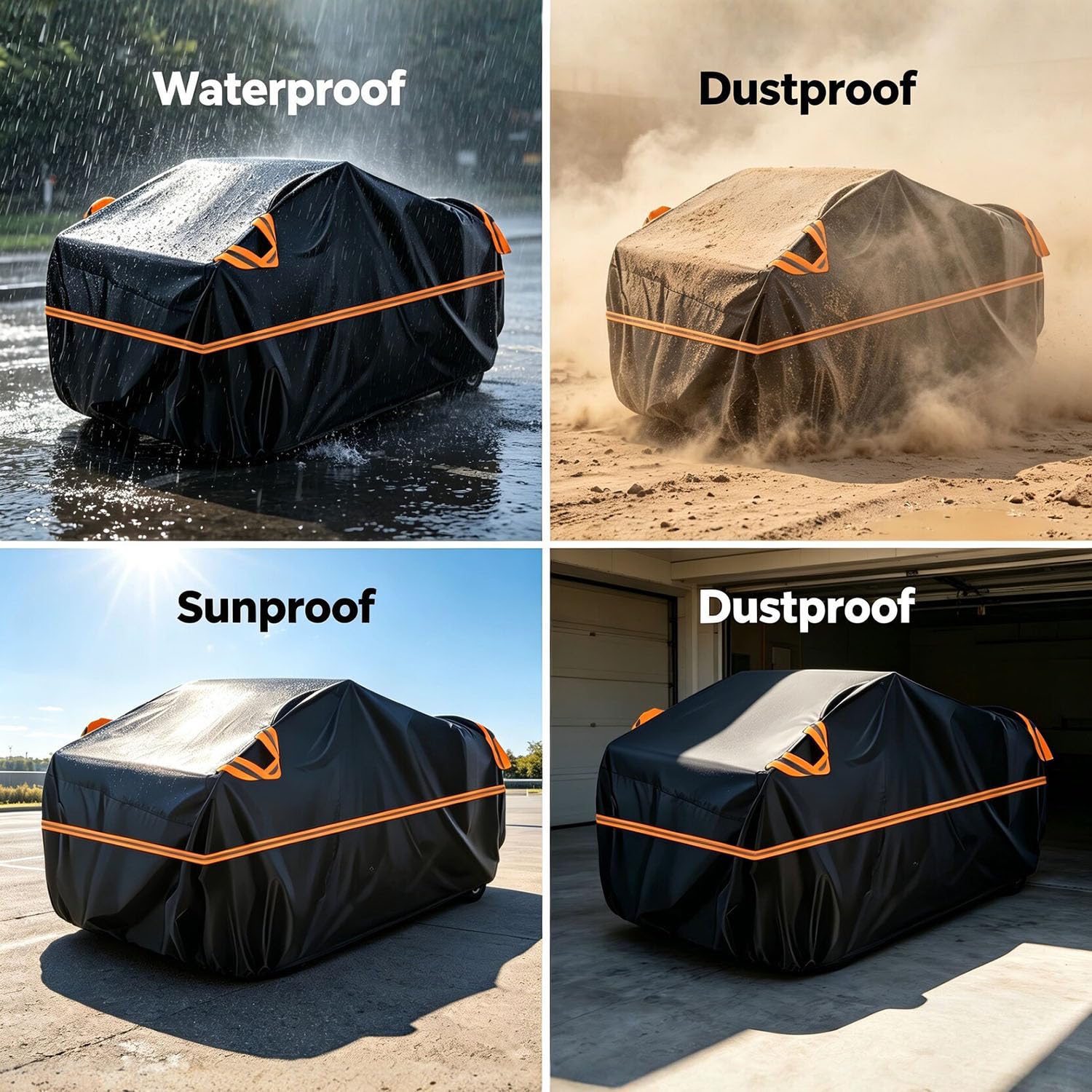 ATV Quad Abdeckung Wasserdicht für ODES Pathcross 1000 2018-2026 Robuste Quad Abdeckplane Außenlagerung und Ganzjahresschutz