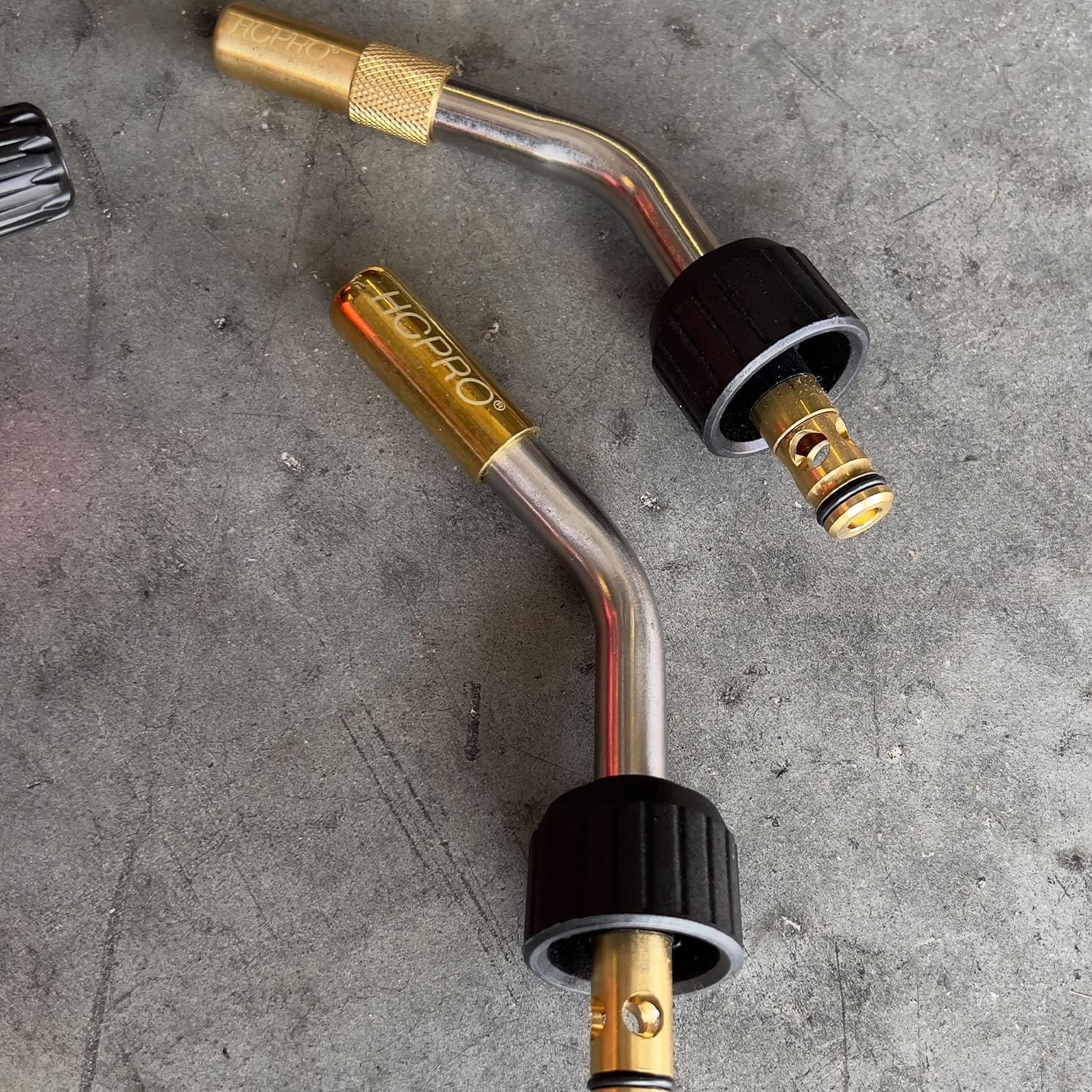 Trigger Start MAP-Pro Propane Torch Kit – High Intensity Swirl Flame Welding & Brazing Torch for HVAC, Plumbing, Soldering – Interchangeable Tips, Metal Body HCPRO