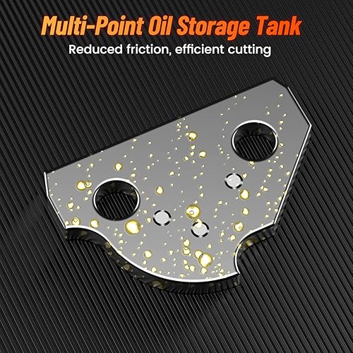 Miniatura 4 de Seesii - Paquete de 3 cadenas de sierra de 6 pulgadas de repuesto para mini motosierra eléctrica inalámbrica, cadenas de sierra Chian para