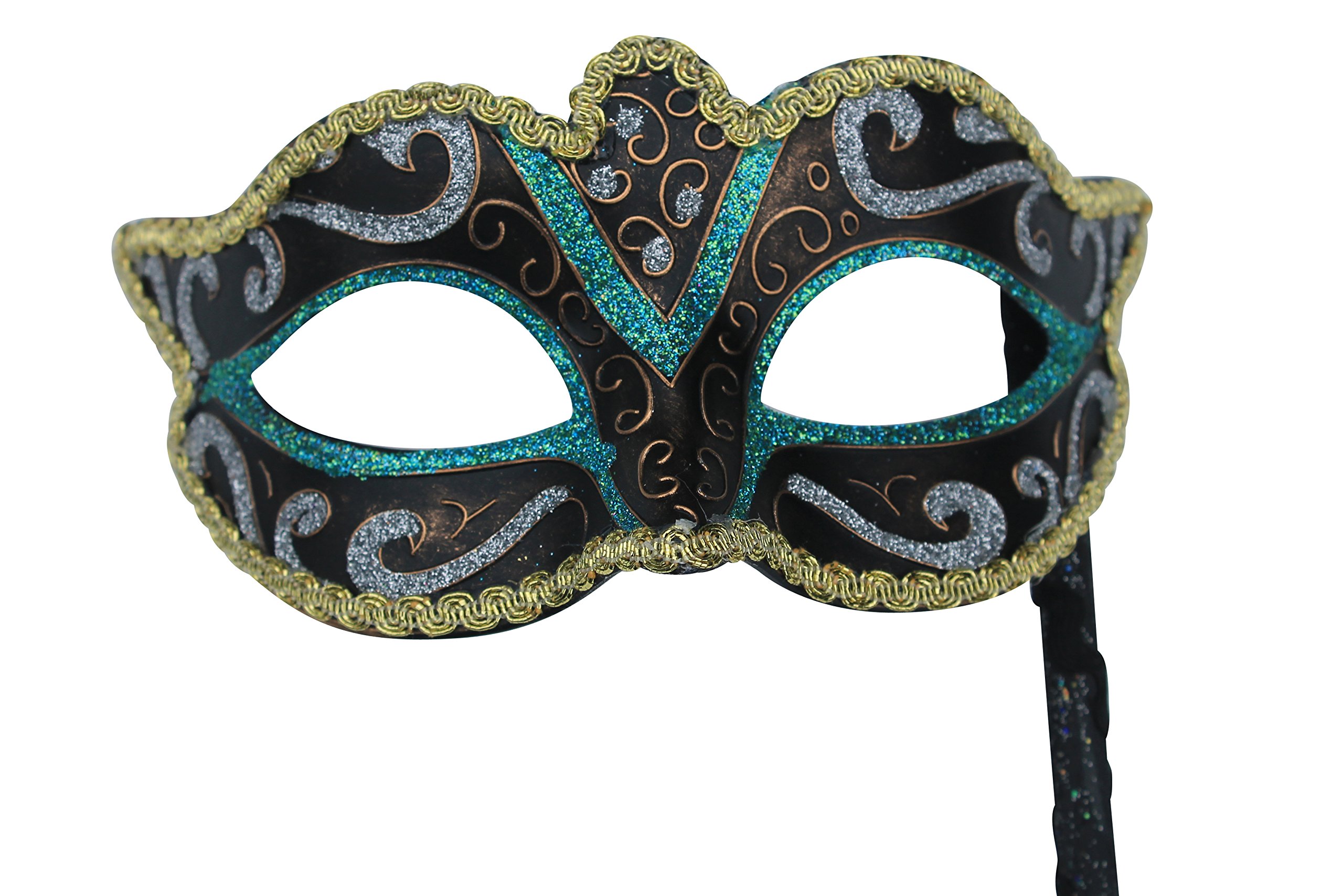 Boland 00338 - Eye Mask Venice Felina, Gold, Ornaments, Masquerade