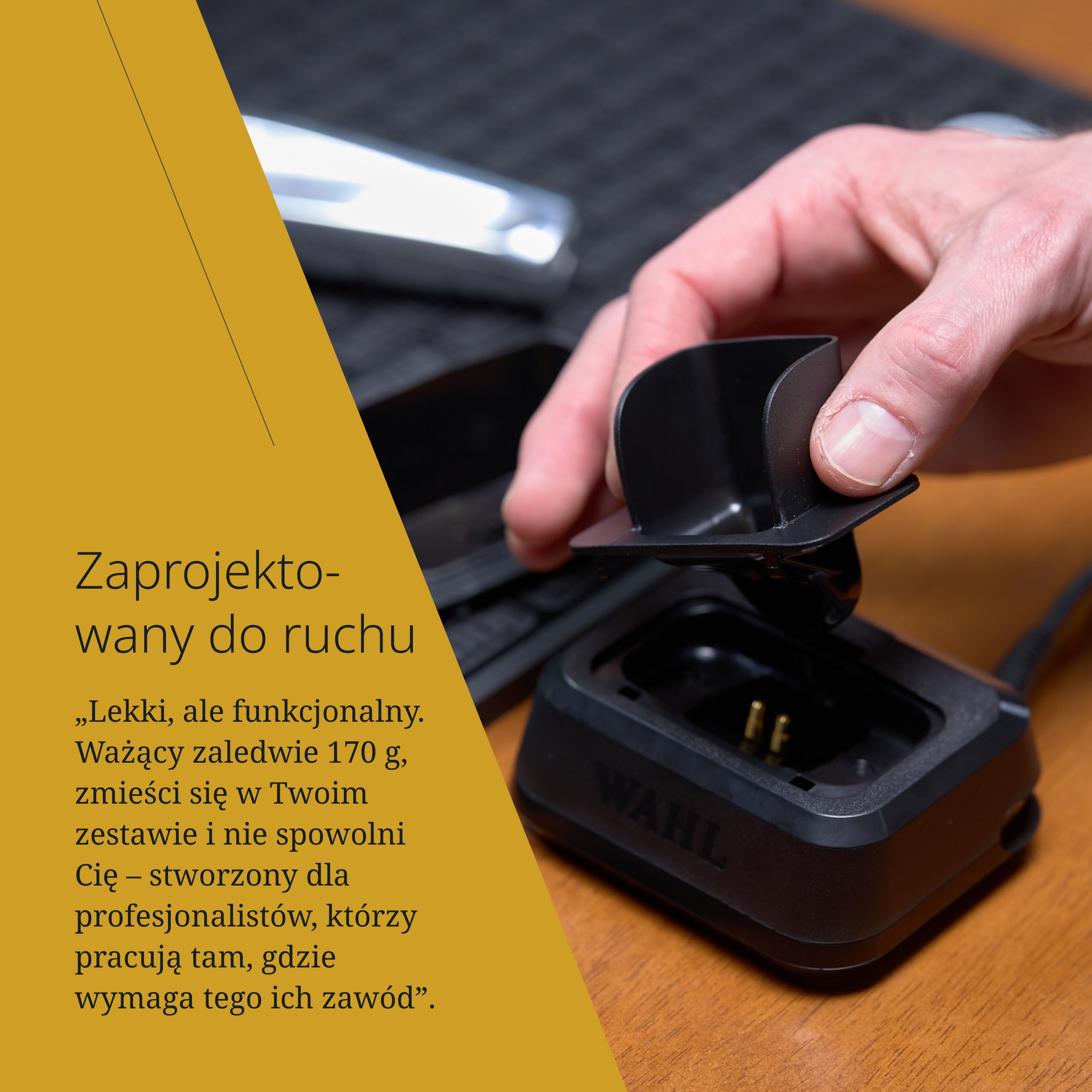 Wahl Power Station Ładowarka USB do Narzędzi Wahl i Urządzeń USB-C | Ładowarka do Jednoczesnego Ładowania 3 Narzędzi Wahl 5 Star i Urządzenia USB-C, 6 Wymiennych Wkładek